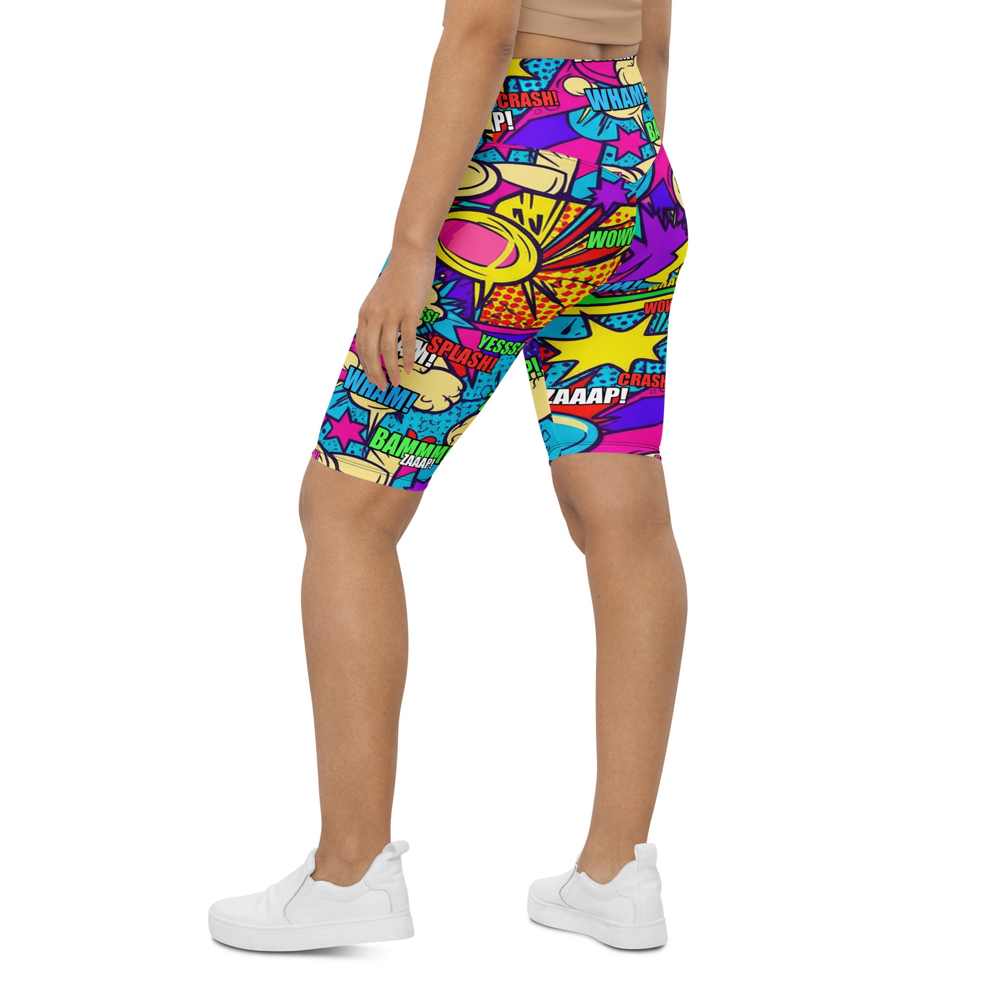 Comic Strip Pirate Adventure Bike Shorts | GearBunch