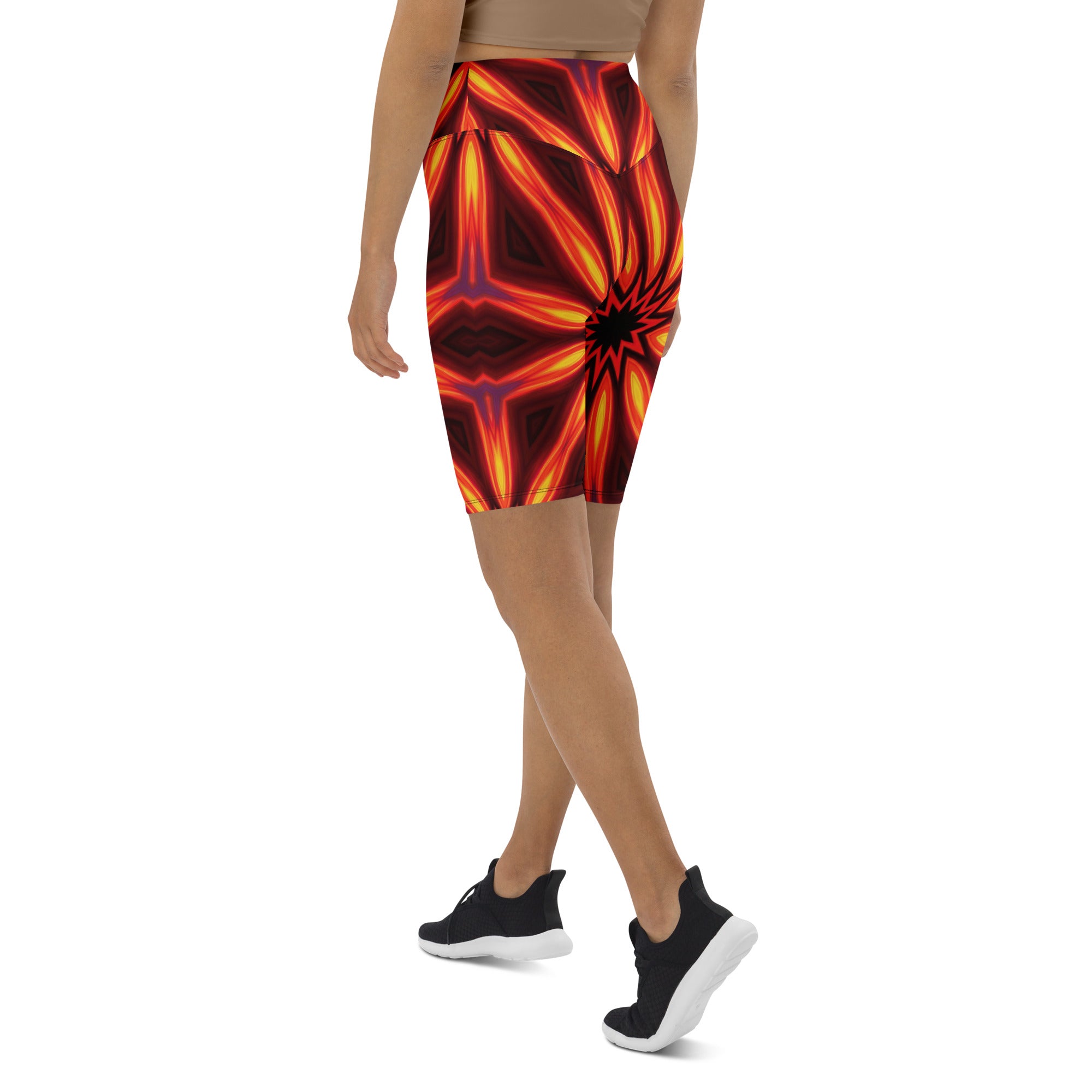 Psychedelic Infrared Bike Shorts | GearBunch