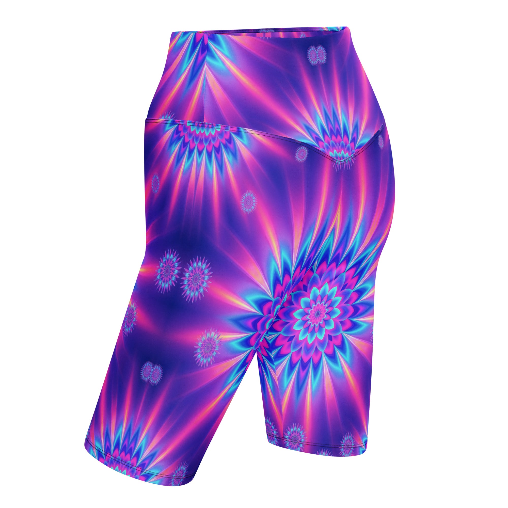 Psychedelic Vaporwave Dream Bike Shorts | GearBunch