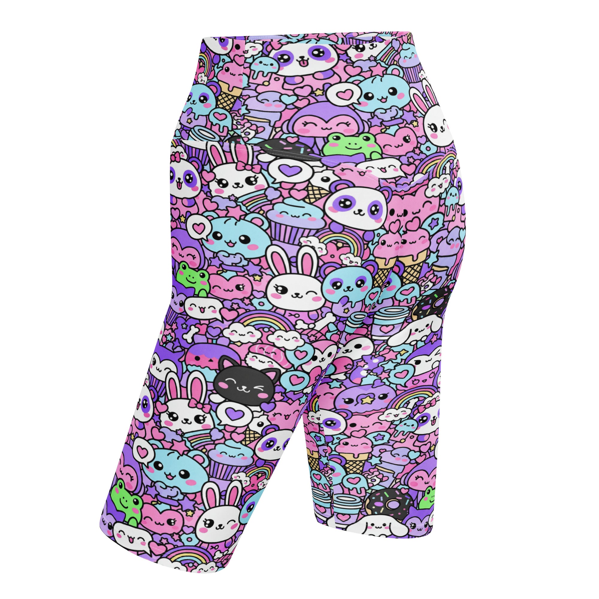 Kawaii Pastel Goth Bike Shorts | GearBunch