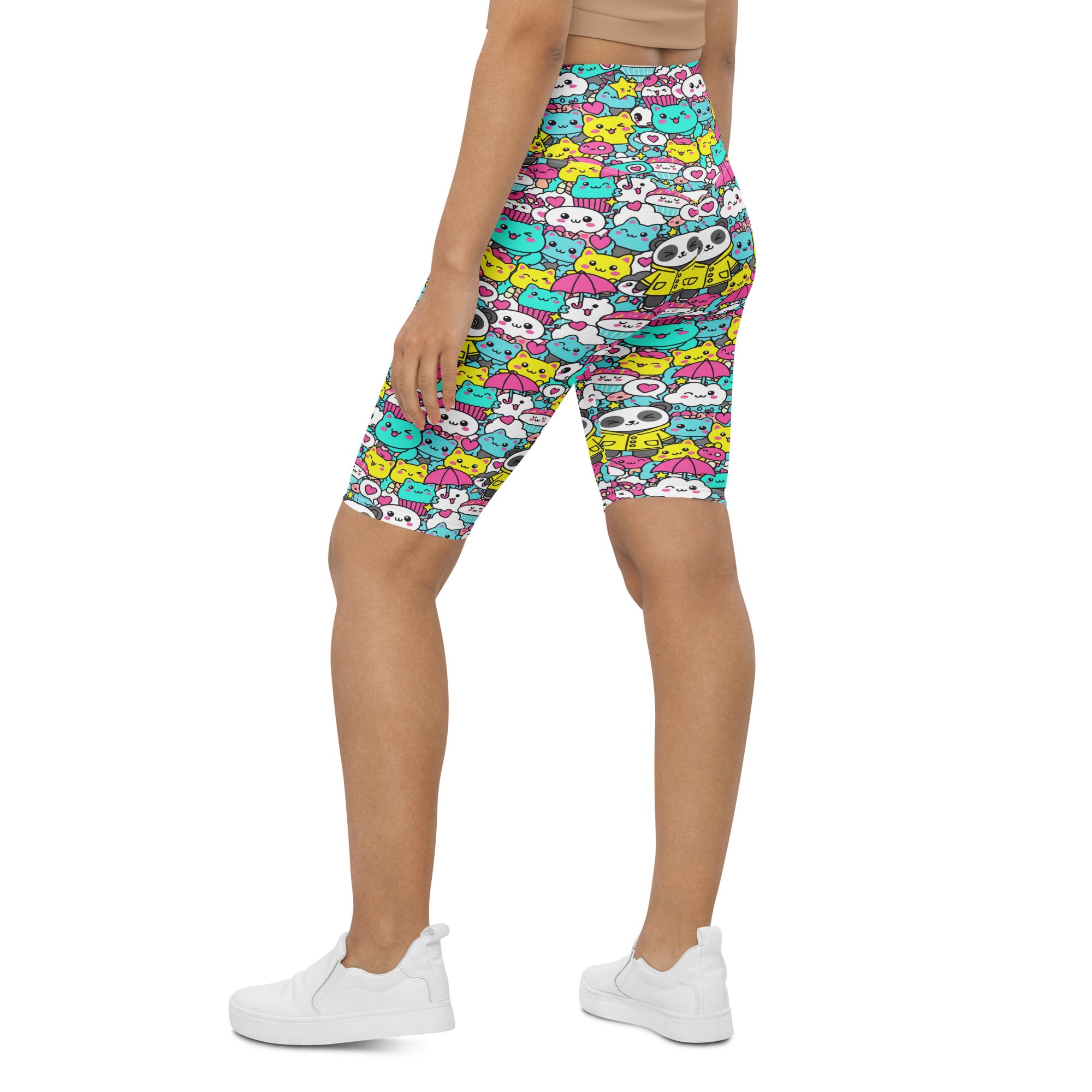 Kawaii Rainy Day Bike Shorts | GearBunch