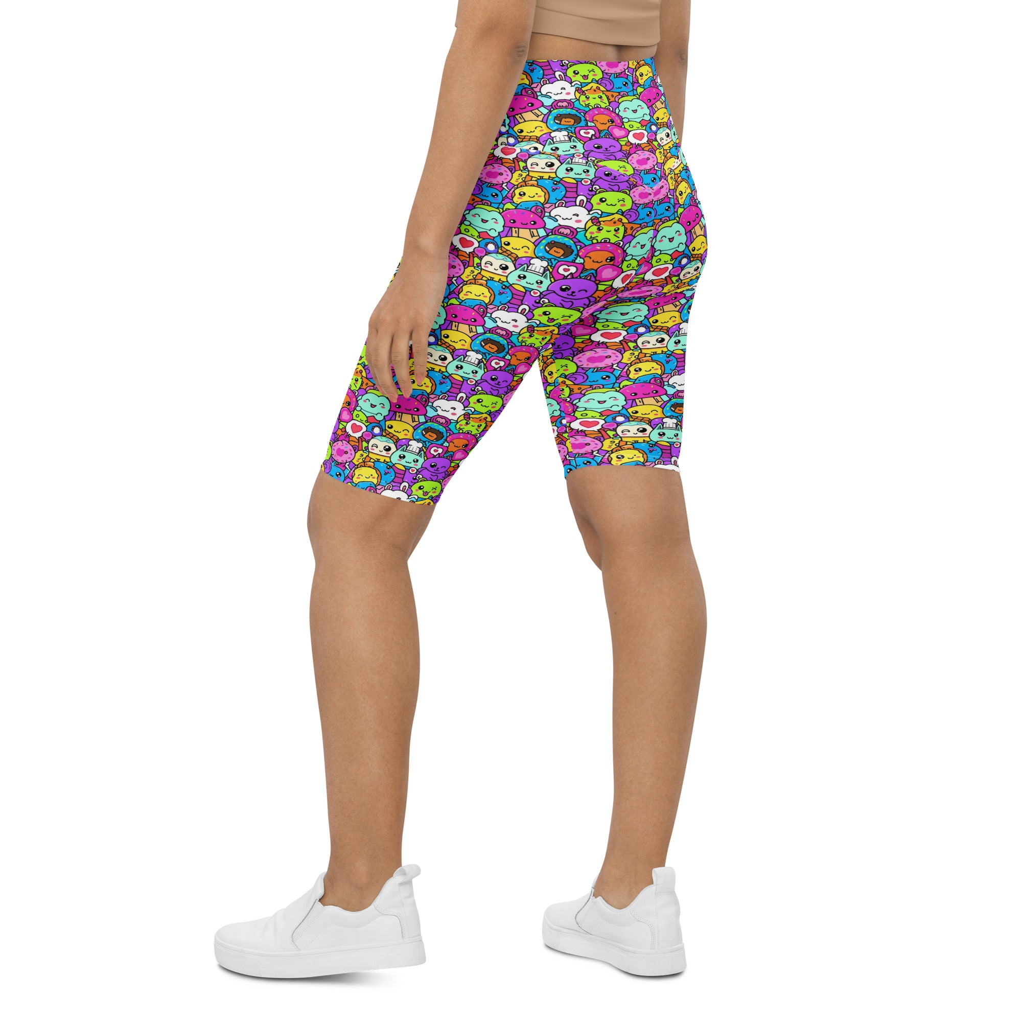 Kawaii Monster Pals Bike Shorts | GearBunch