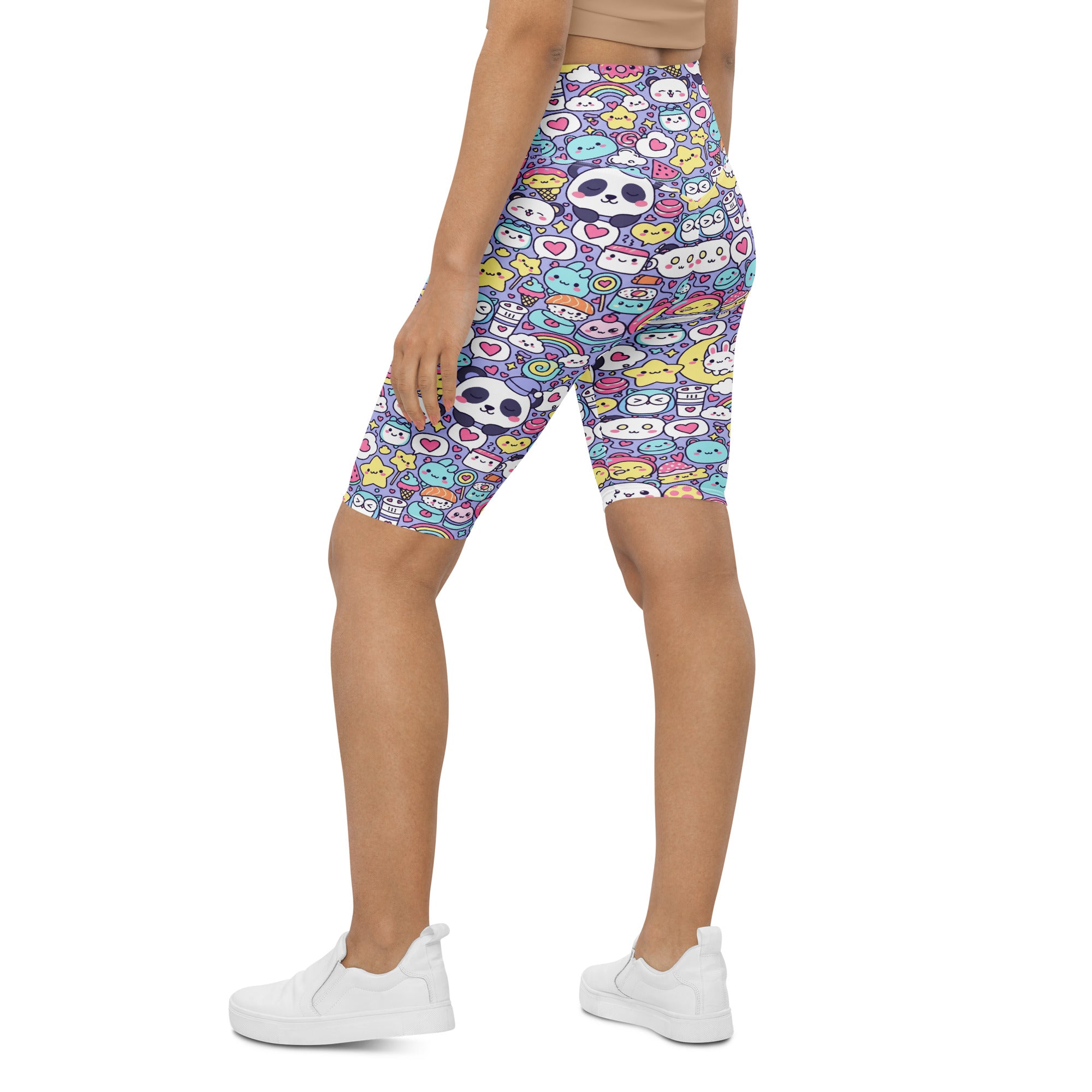 Kawaii Sleepy Time Bike Shorts | GearBunch