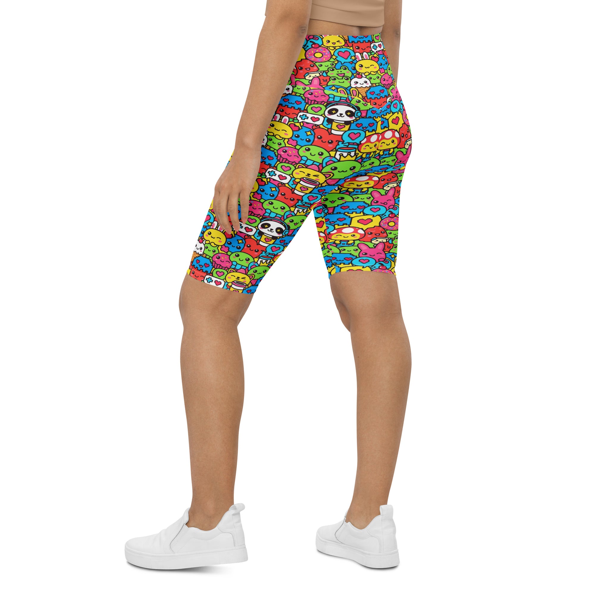 Kawaii Arcade Game Bike Shorts | GearBunch