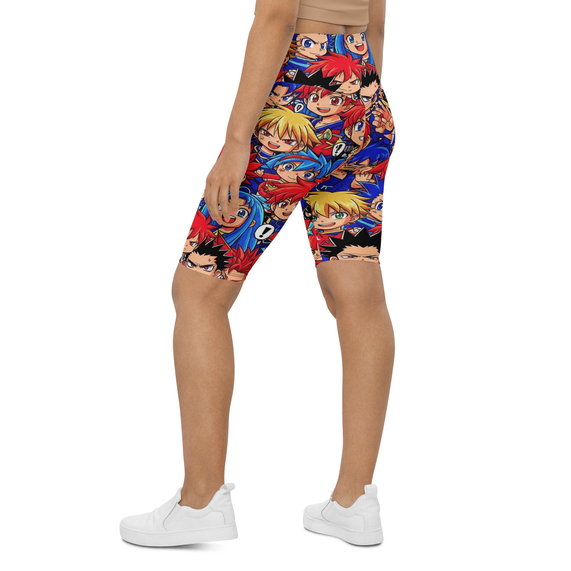 Anime Collage Street Fighter Bike Shorts | GearBunch