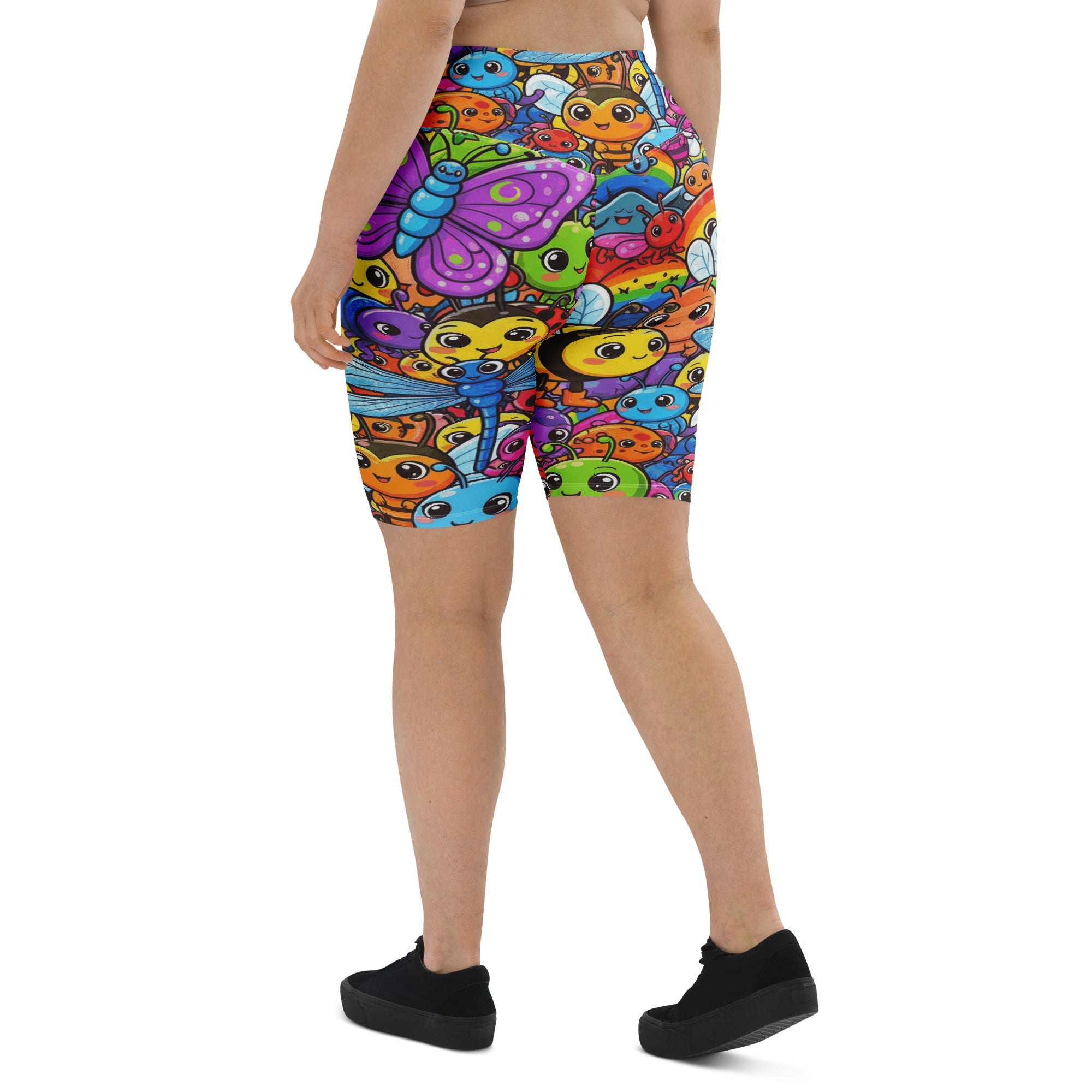 Vibrant Bug Life Bike Shorts | GearBunch