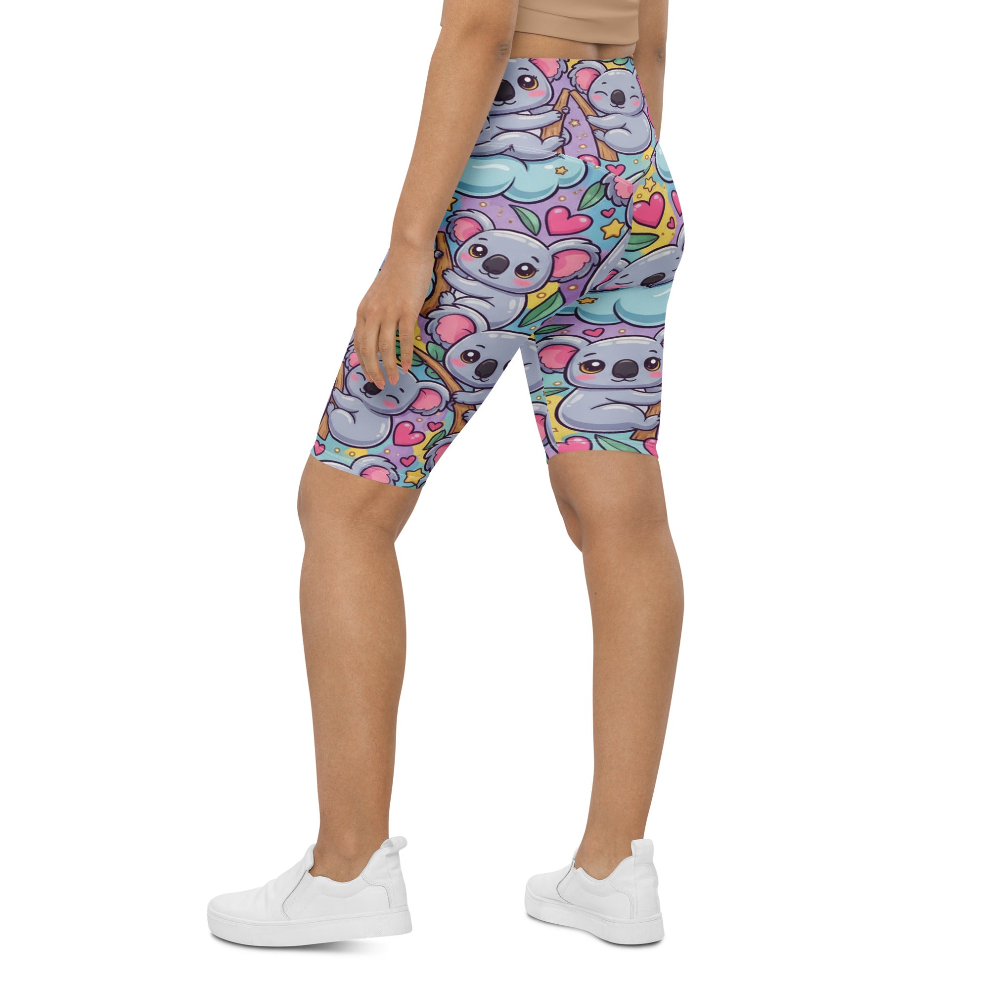 Vibrant Koala and Friends Bike Shorts | GearBunch