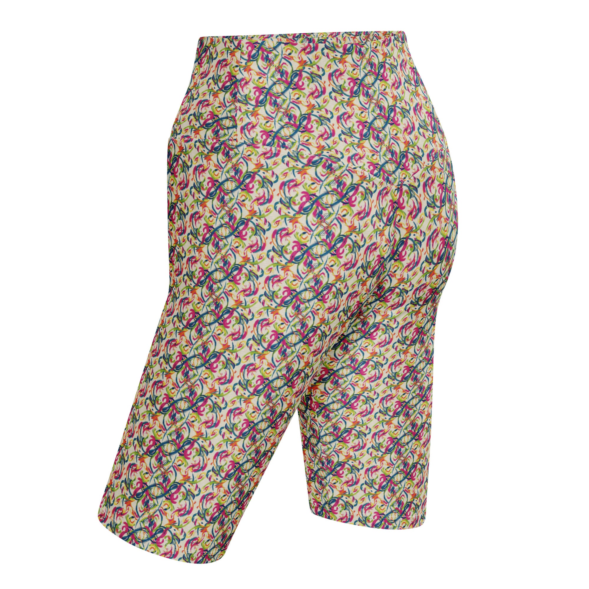 Ciao Bella Script Bike Shorts | GearBunch