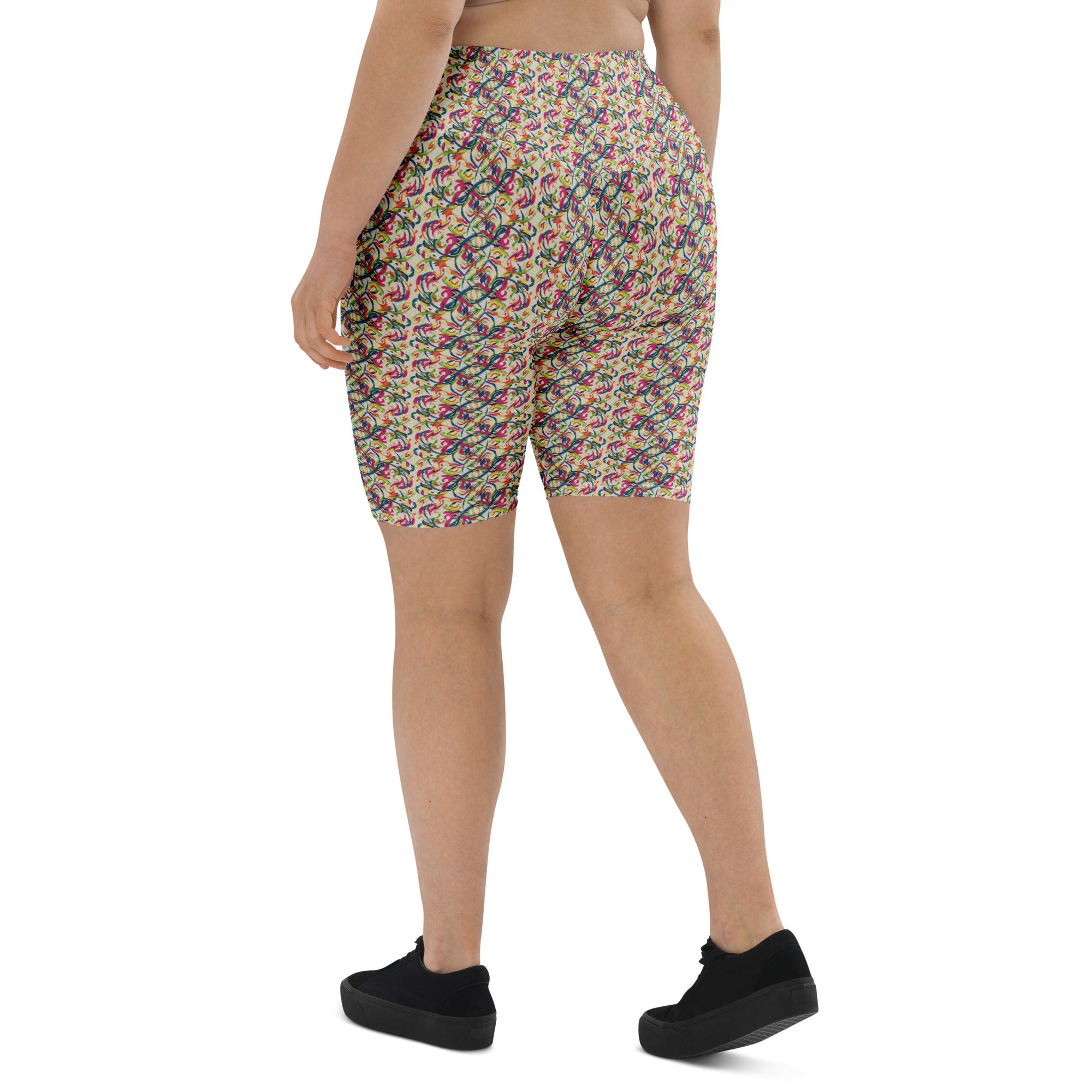 Ciao Bella Script Bike Shorts | GearBunch
