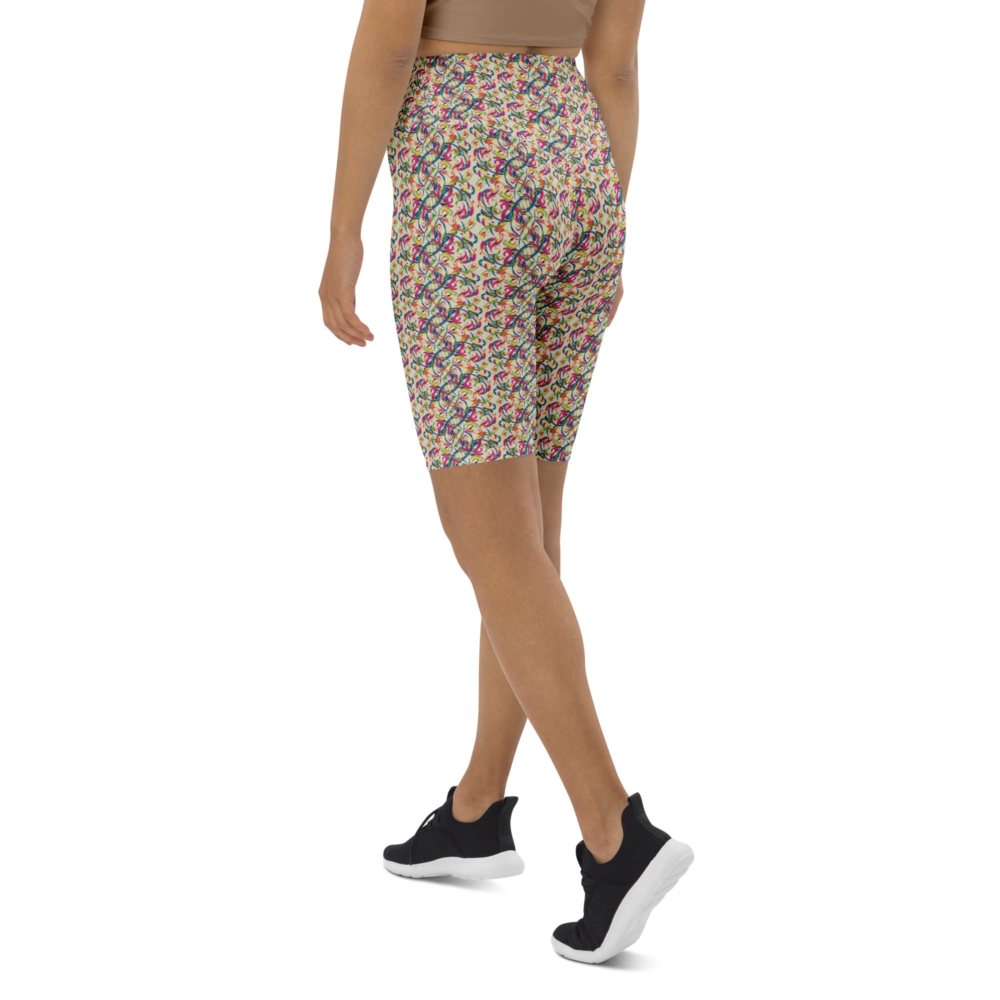 Ciao Bella Script Bike Shorts | GearBunch