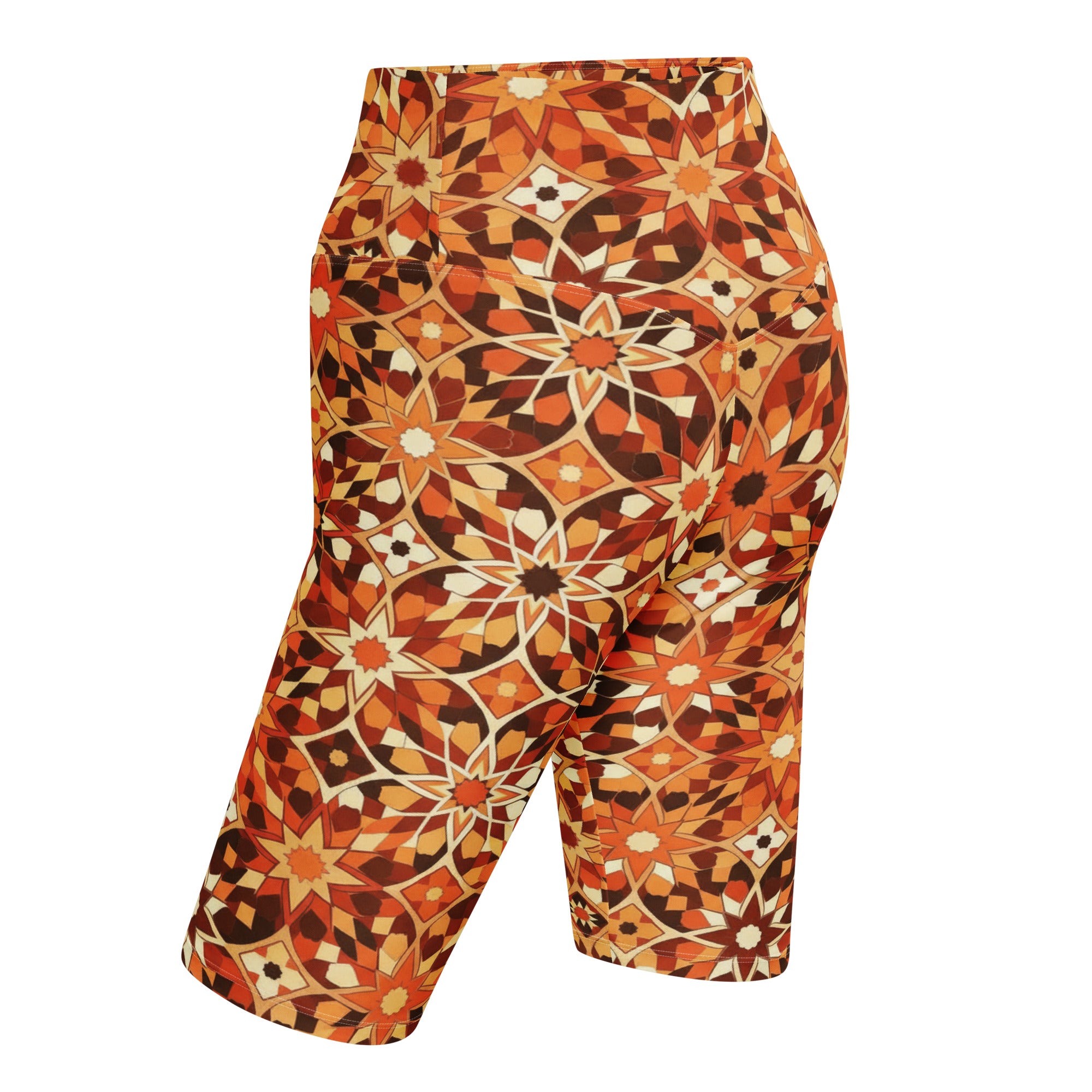 Zellige Desert Sand Bike Shorts | GearBunch