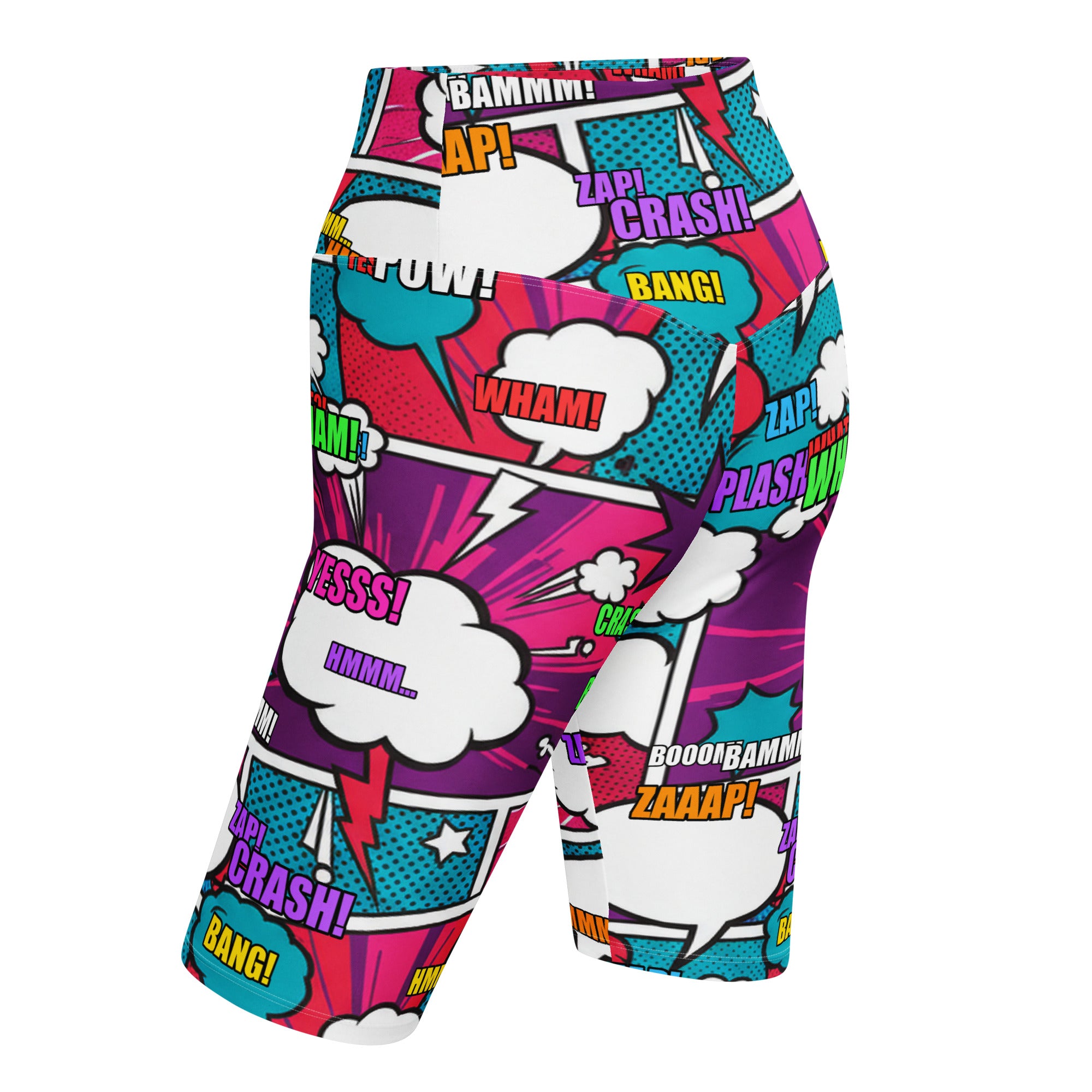 Comic Strip Roller Derby Bike Shorts | GearBunch