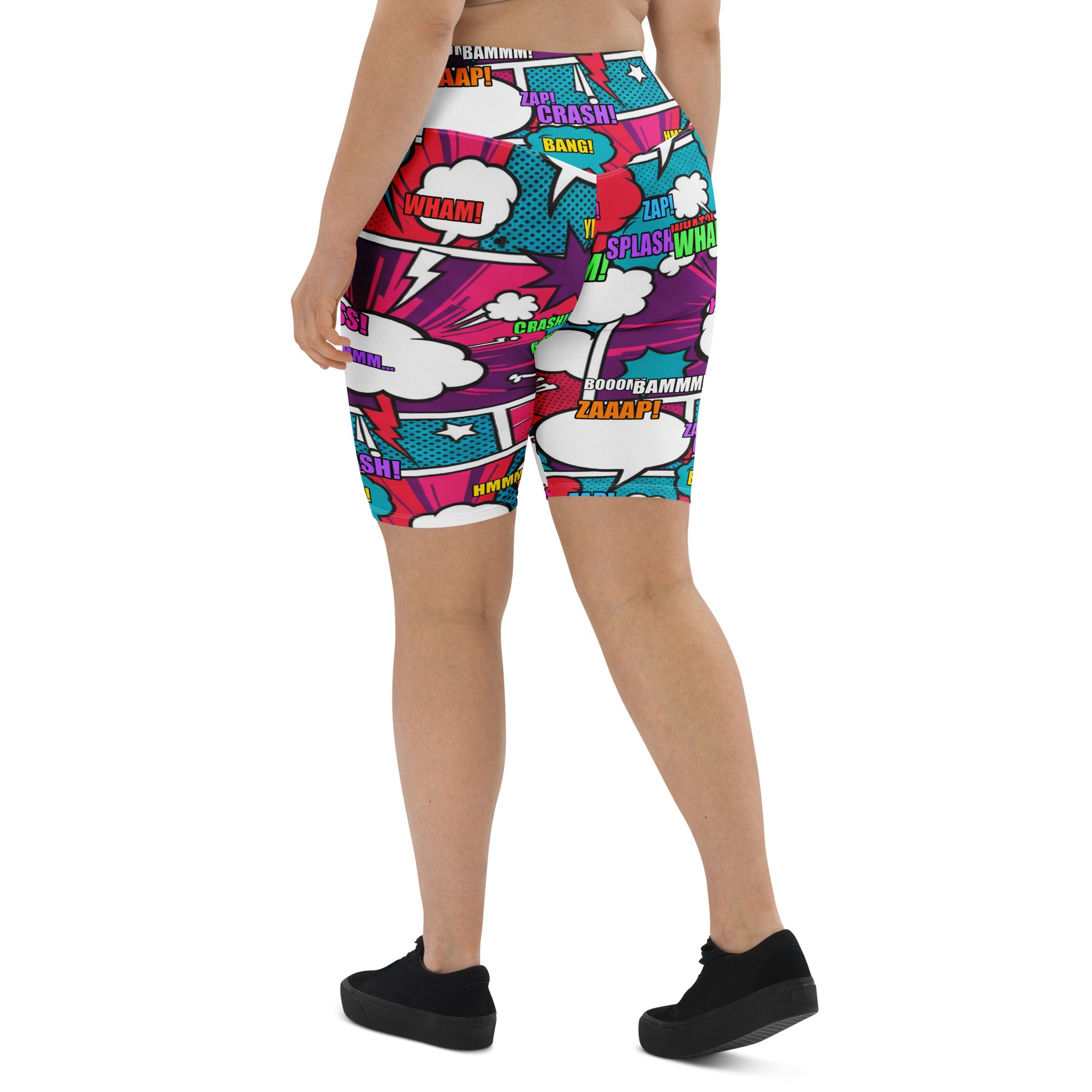 Comic Strip Roller Derby Bike Shorts | GearBunch