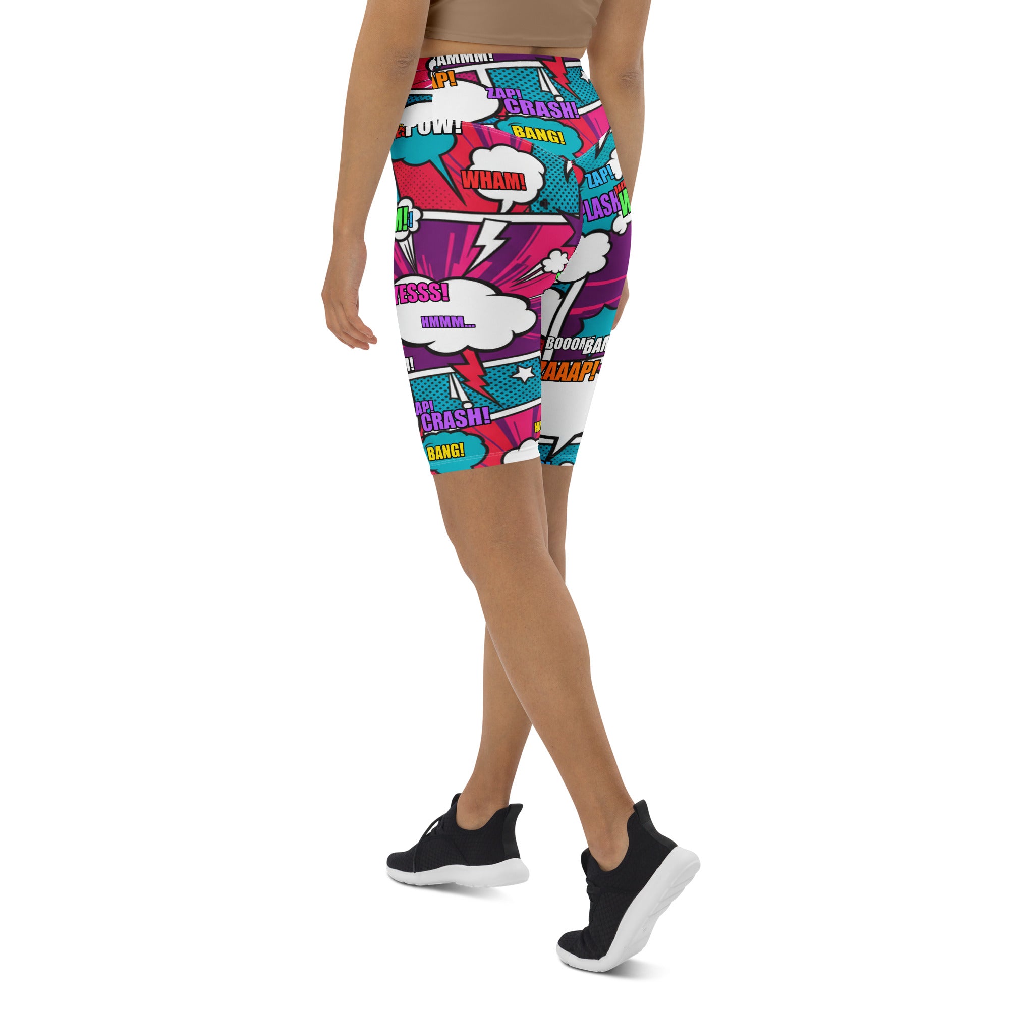 Comic Strip Roller Derby Bike Shorts | GearBunch