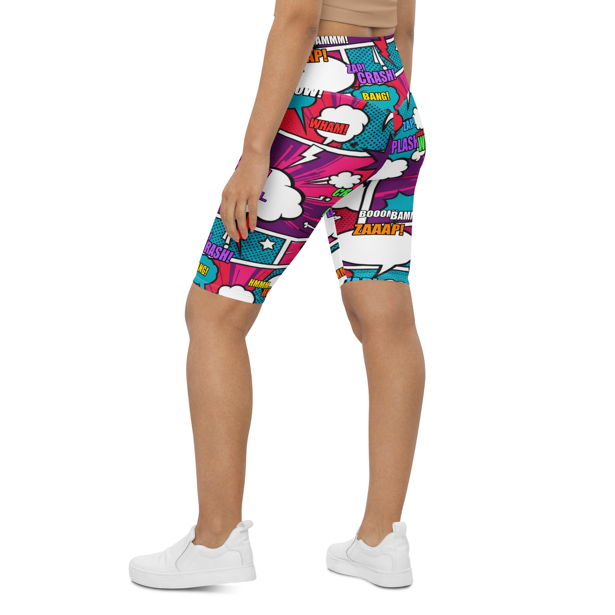 Comic Strip Roller Derby Bike Shorts | GearBunch