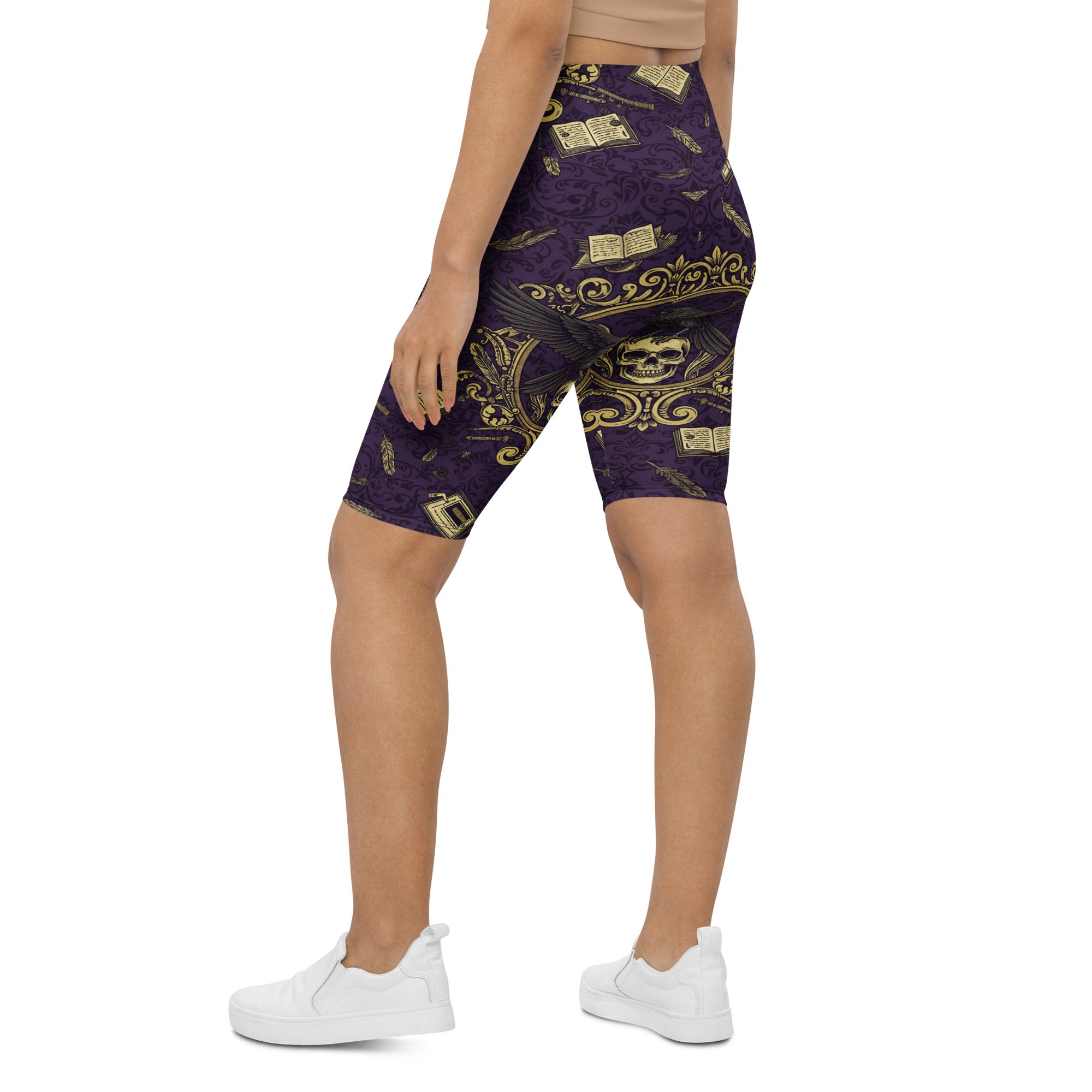 Raven Damask Bike Shorts | GearBunch