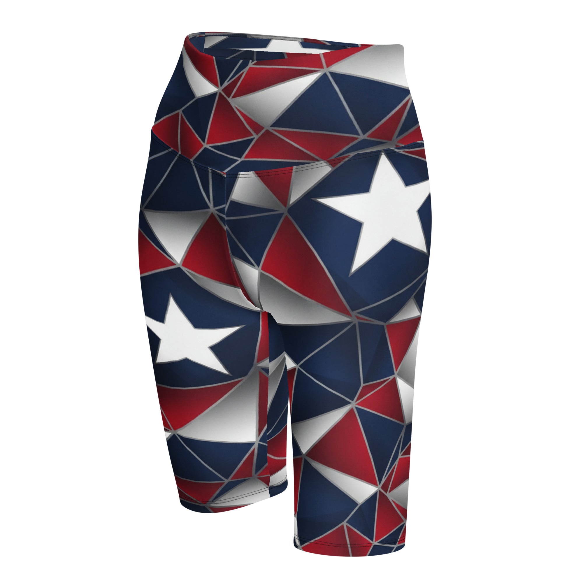 Geometric Flag Prism Bike Shorts | GearBunch