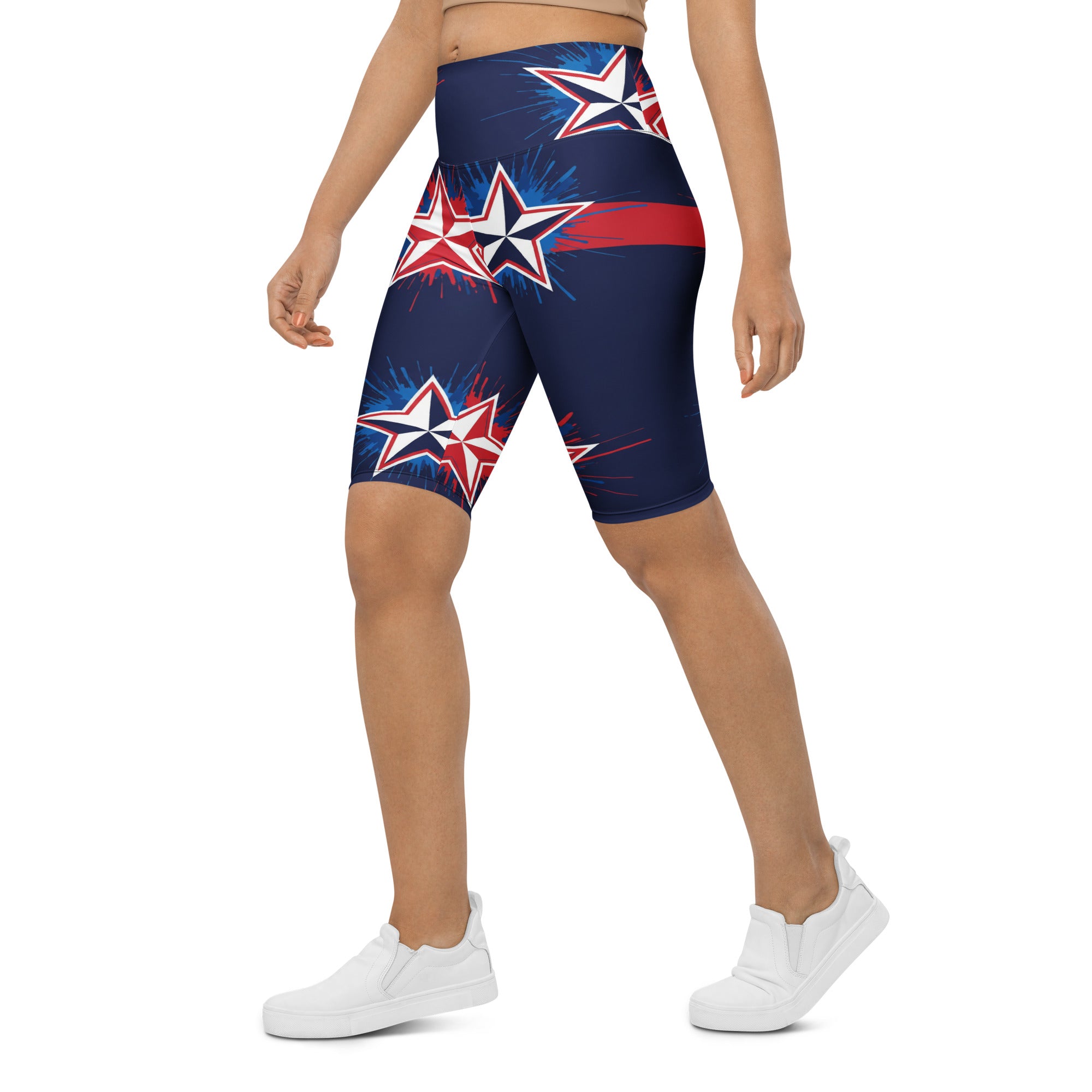 American Ink Stars Bike Shorts | GearBunch
