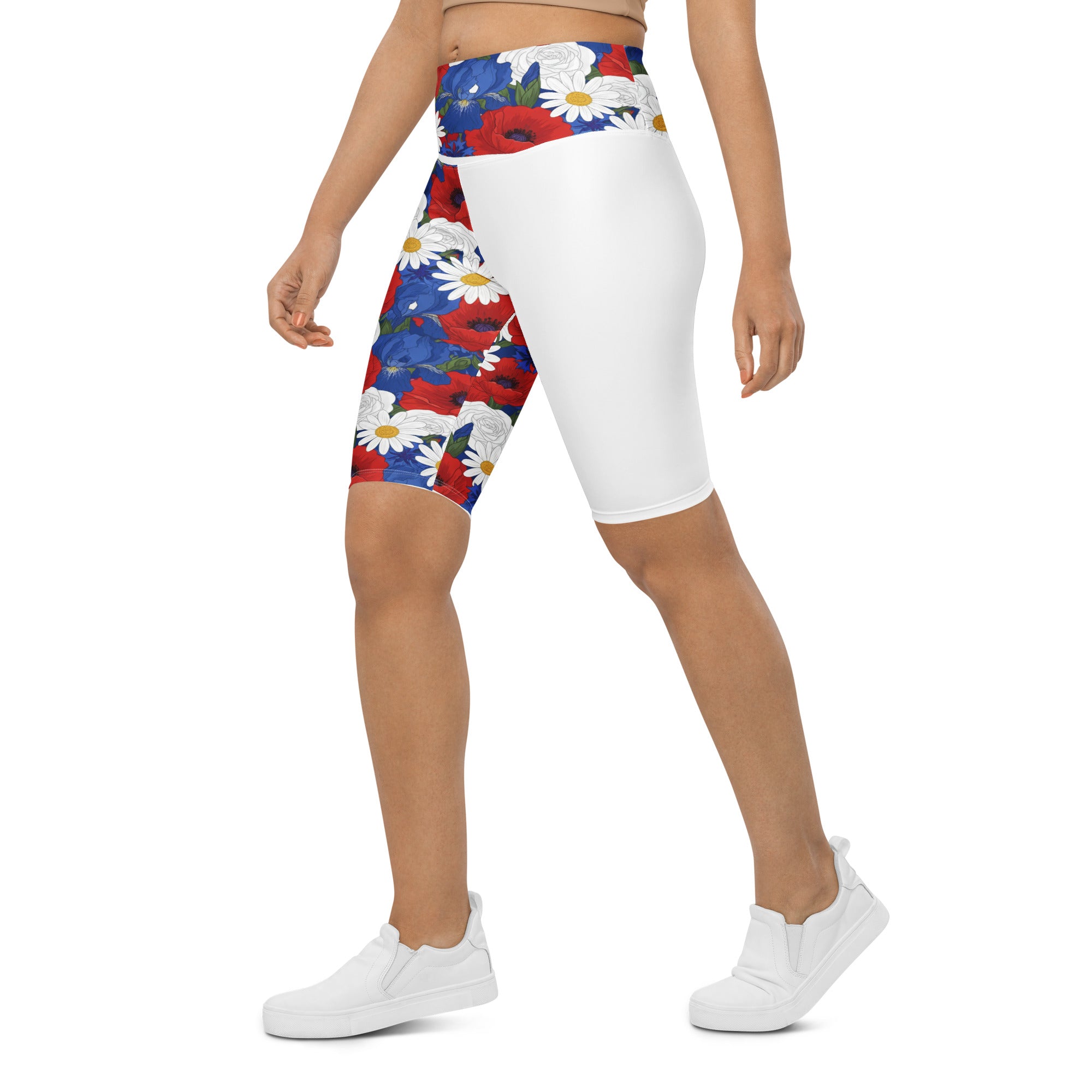 Americana Wildflower Bike Shorts | GearBunch