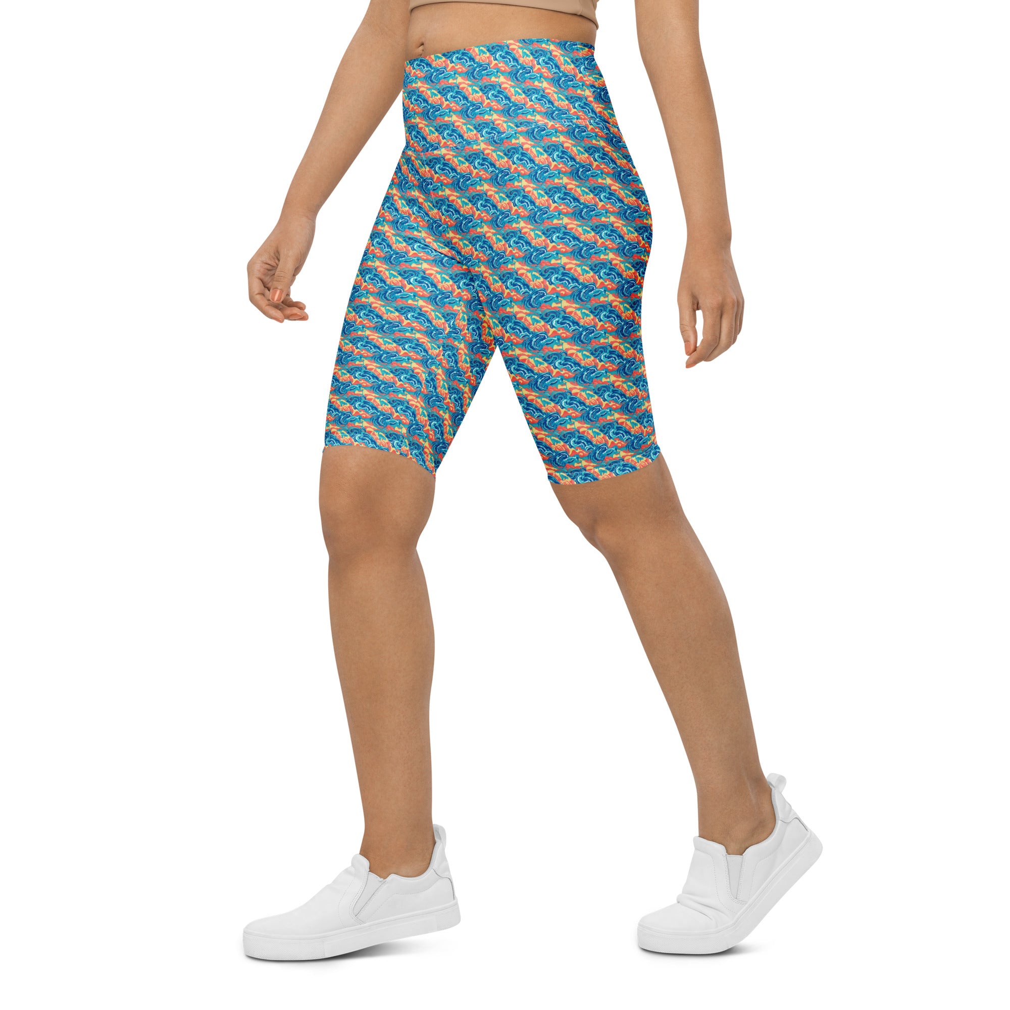 Coastal Vacation Landscape Bike Shorts | GearBunch