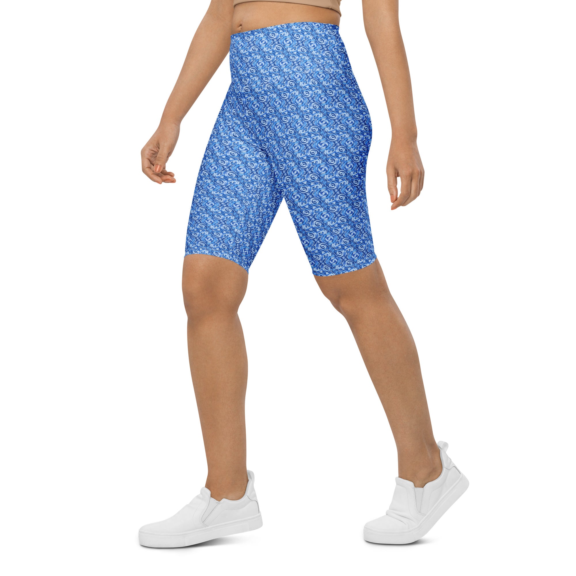 Illusionary Boat Ride Bike Shorts | GearBunch