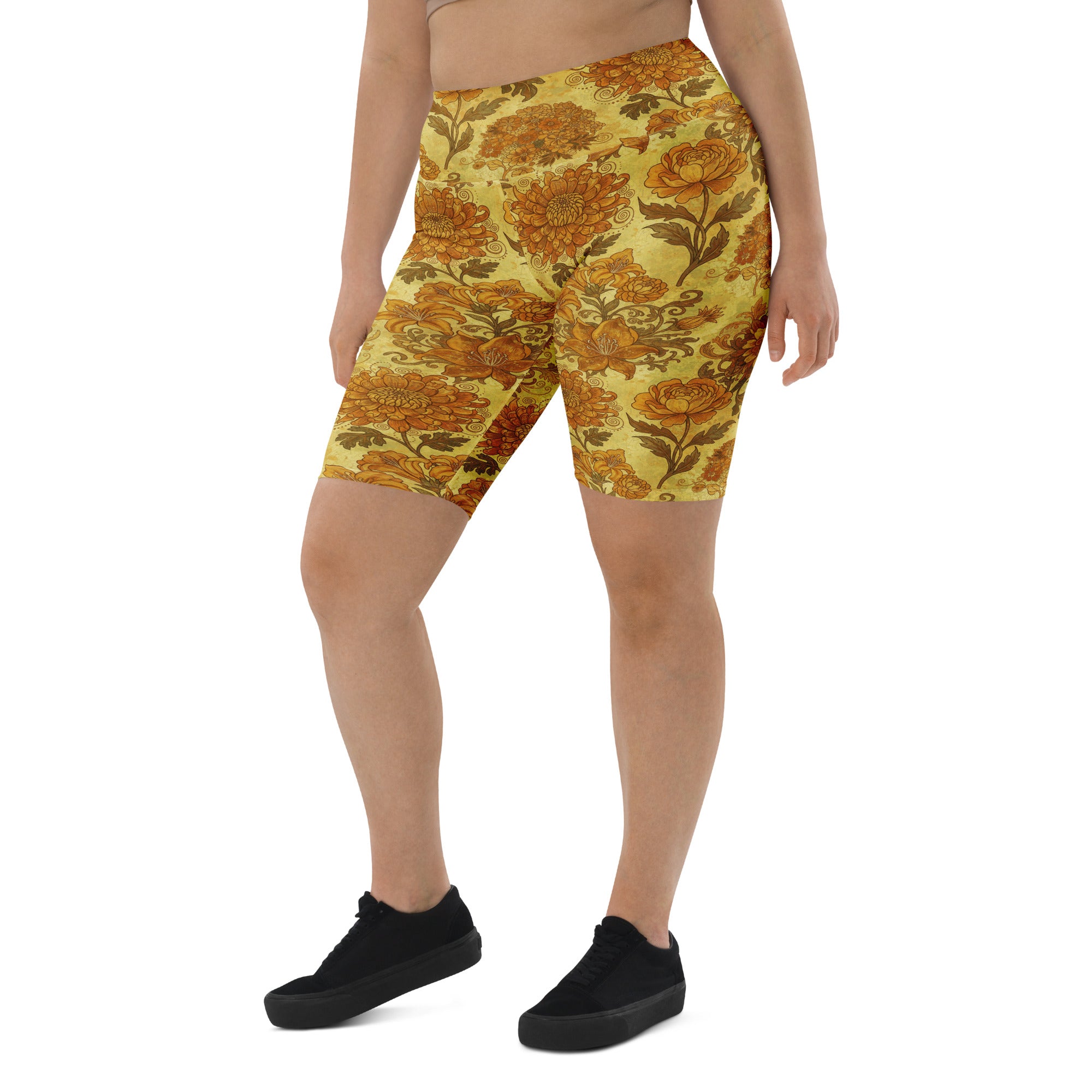 Gustav Klimt Garden Bike Shorts | GearBunch