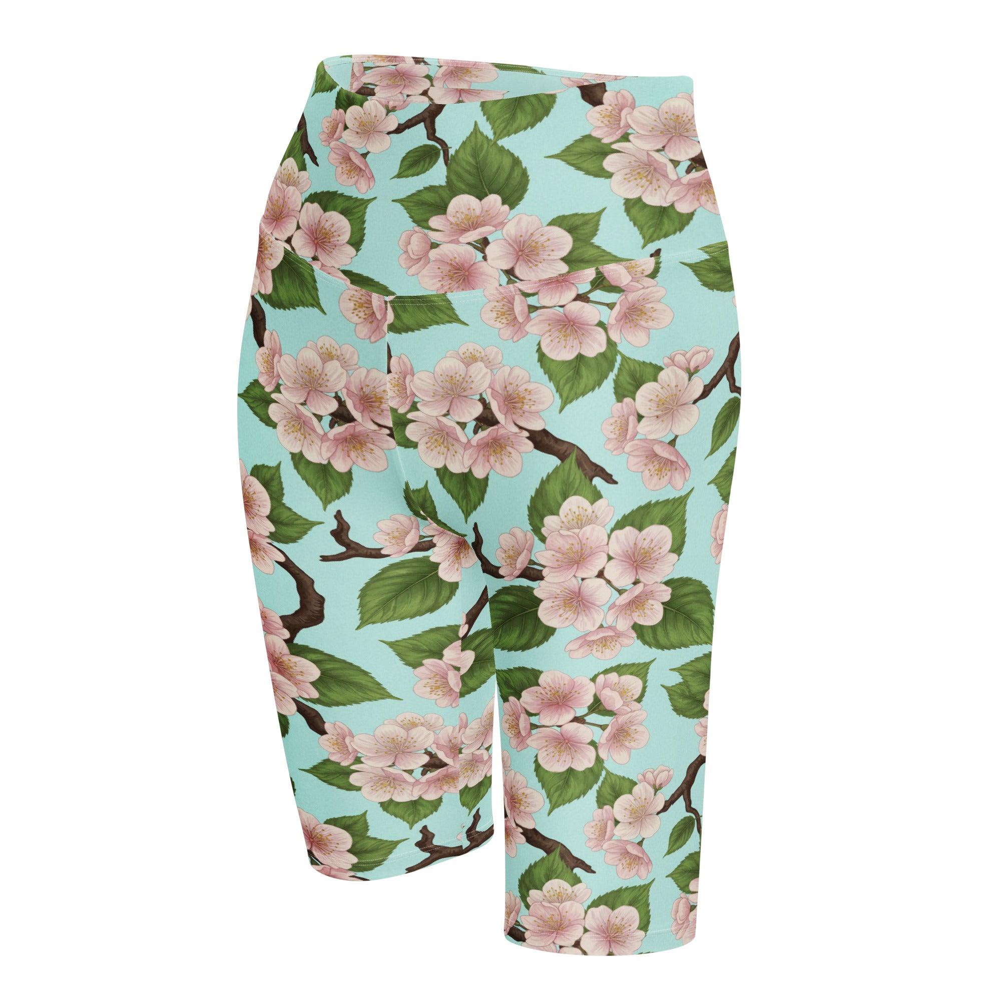 Cherry Blossom Branches Bike Shorts | GearBunch