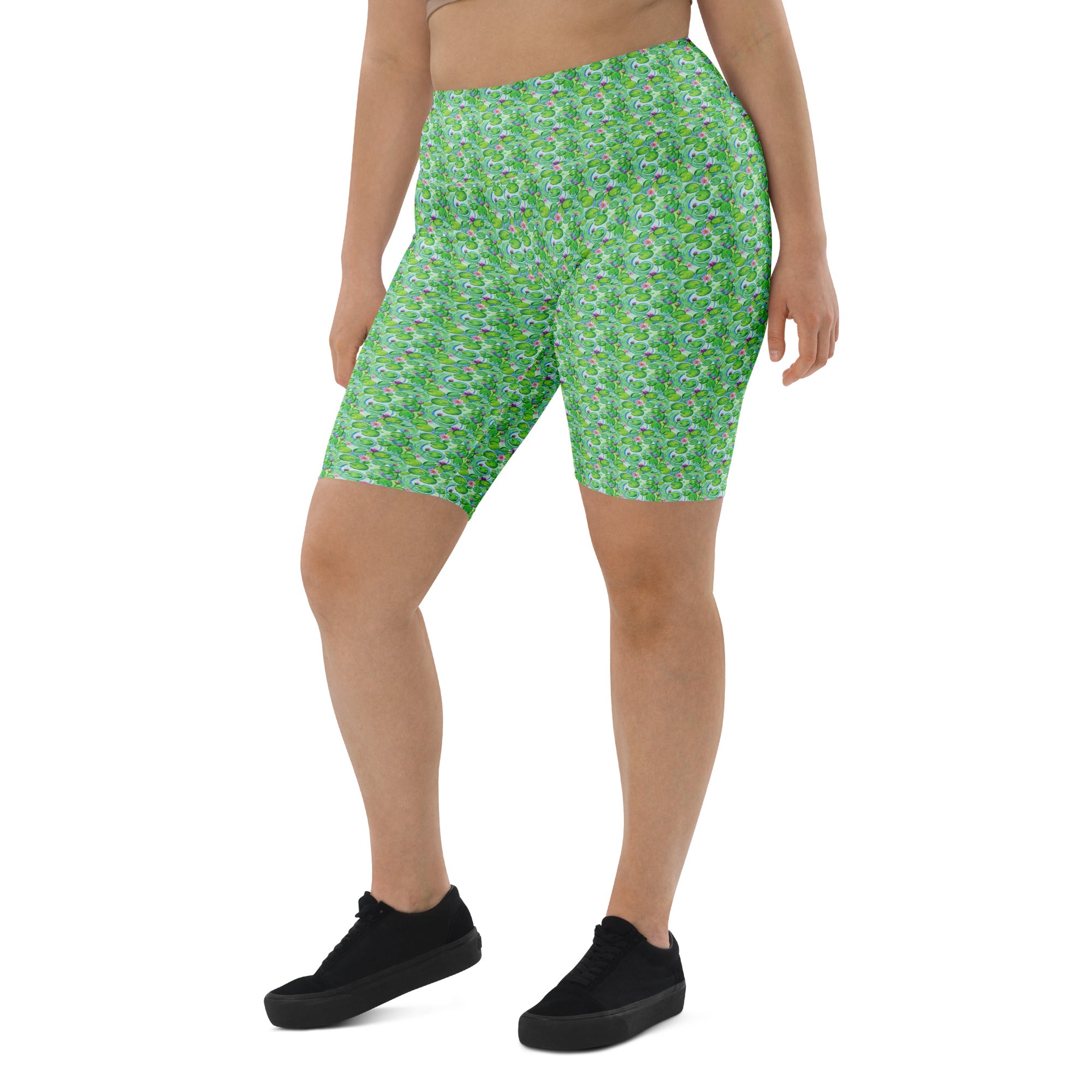 Claude Monet Water Lilies Bike Shorts | GearBunch