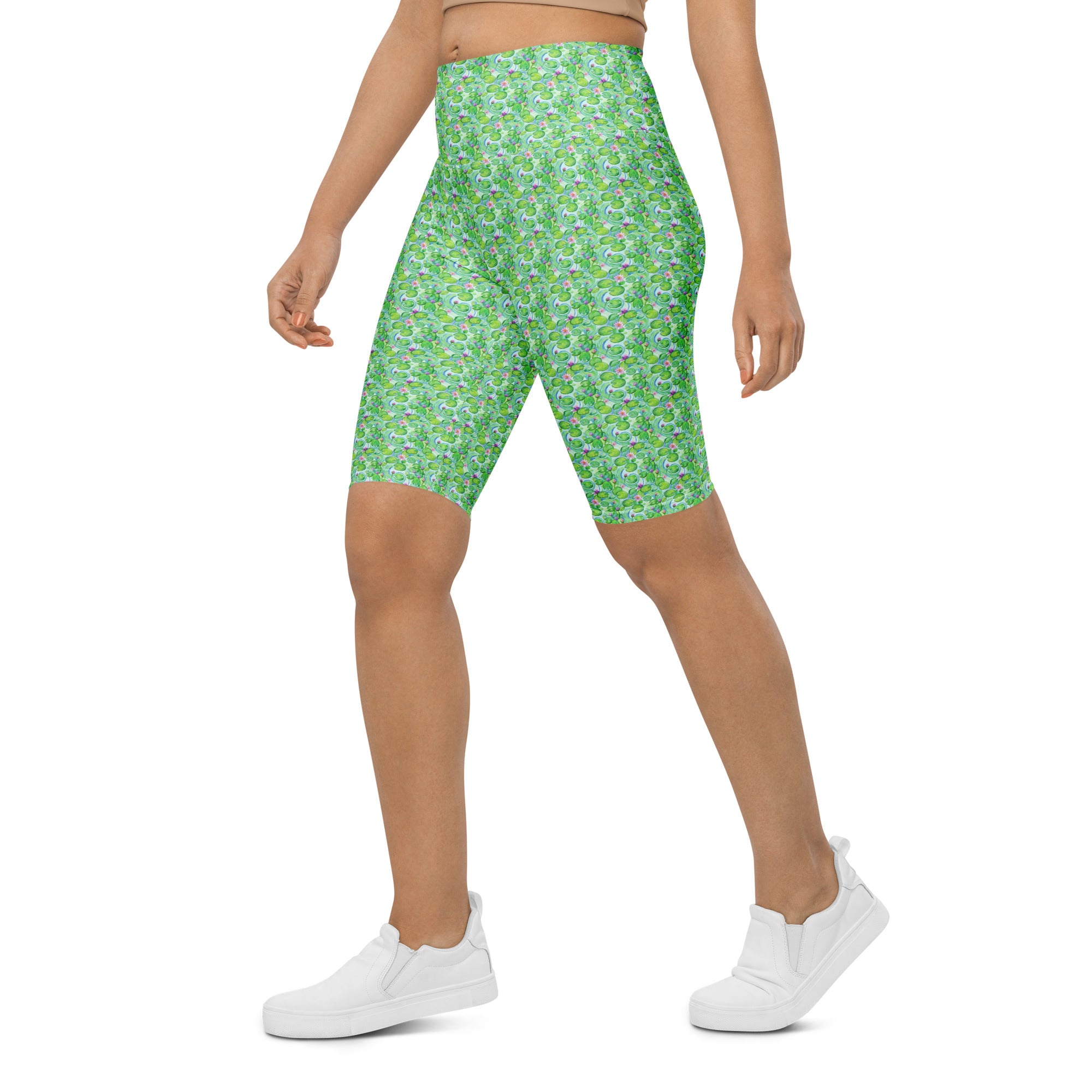 Claude Monet Water Lilies Bike Shorts | GearBunch