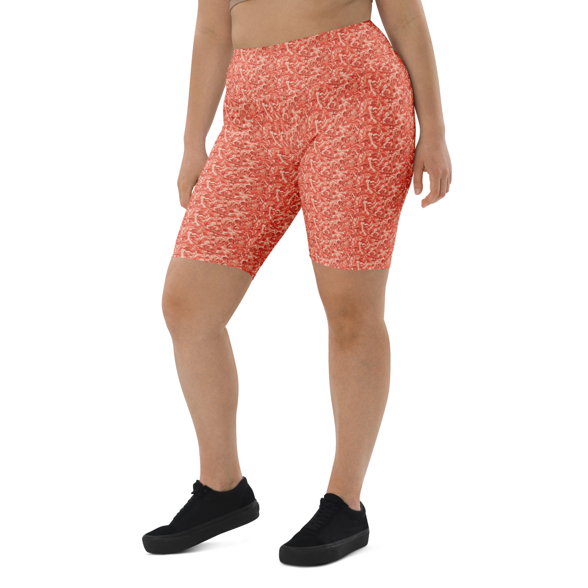 Distorted Cowboy Landscape Bike Shorts | GearBunch