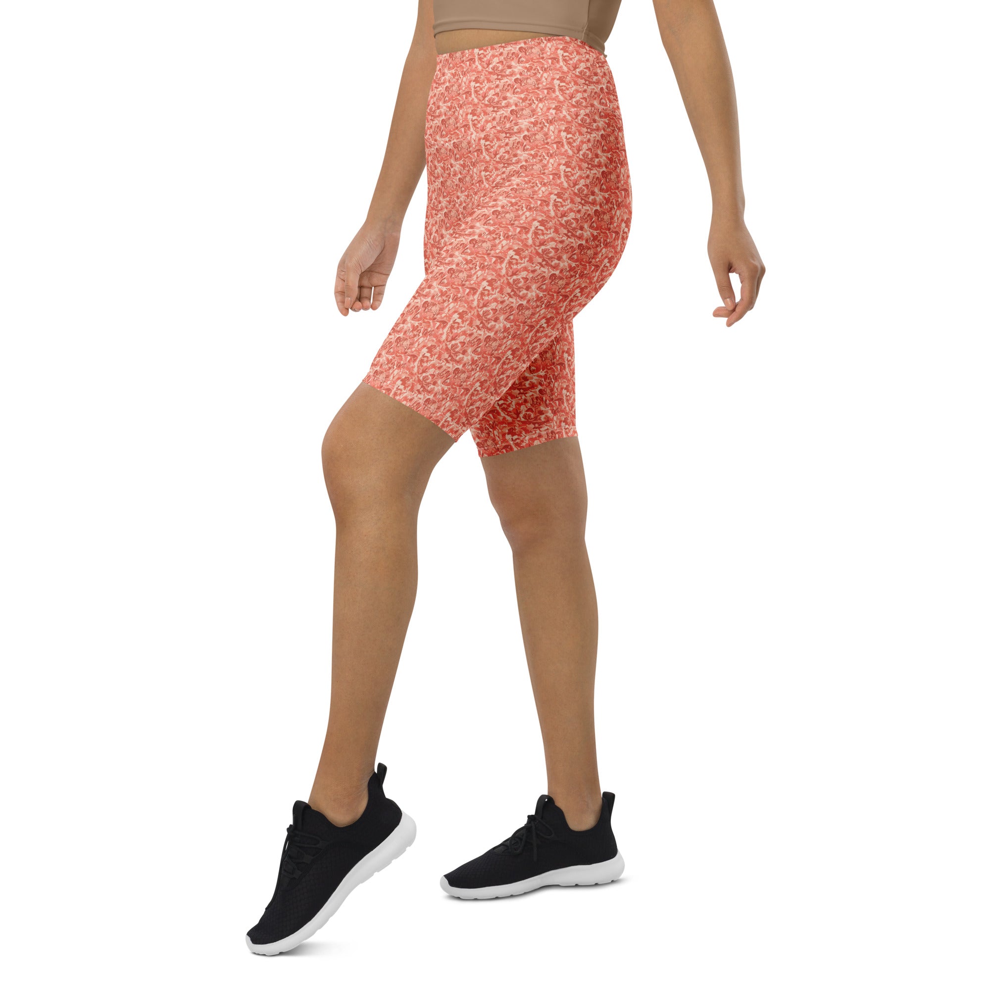 Distorted Cowboy Landscape Bike Shorts | GearBunch