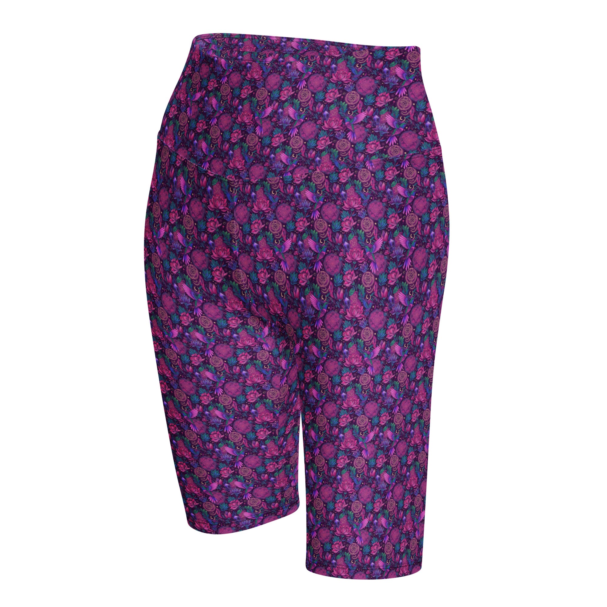 Hummingbird Divination Art Bike Shorts | GearBunch