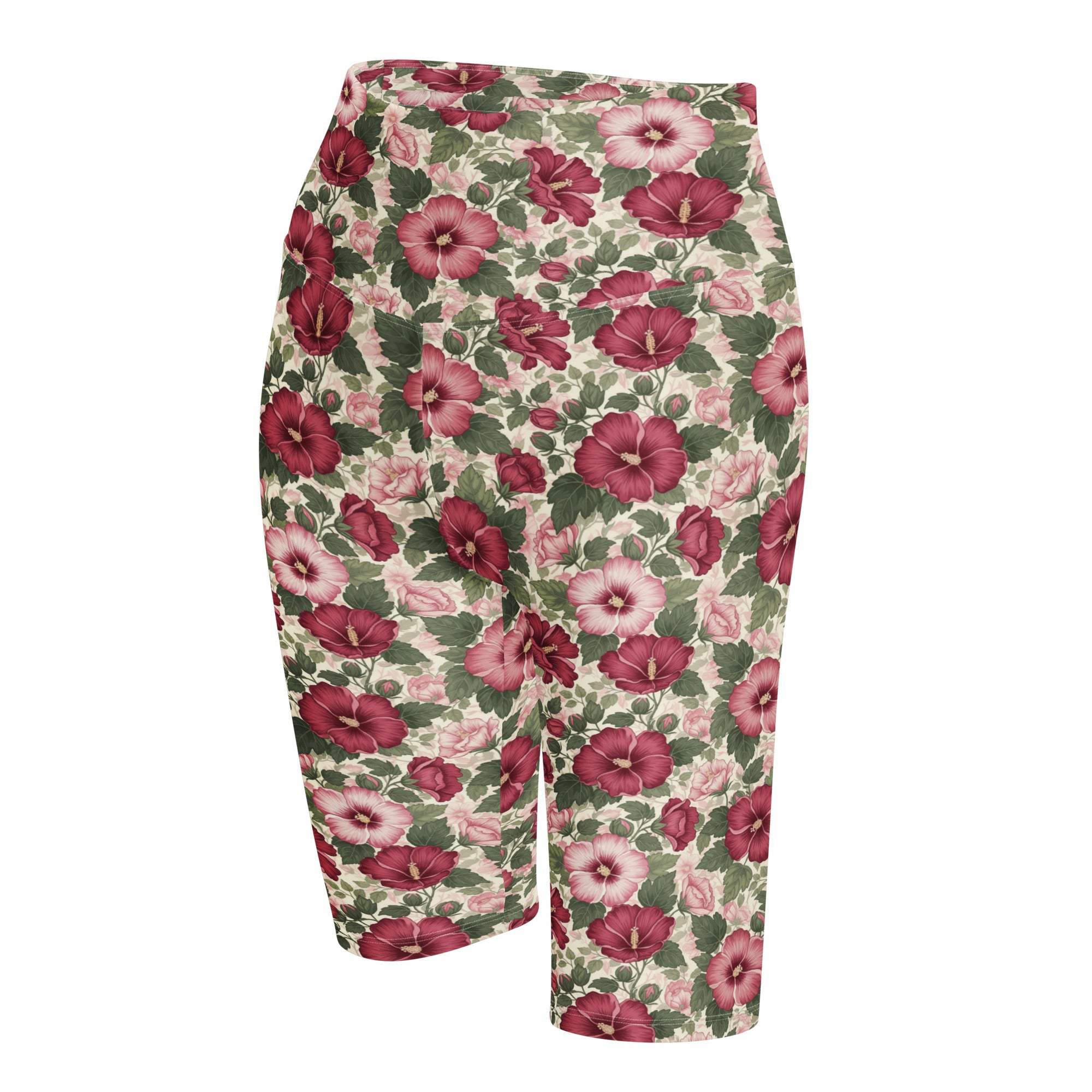 Rose of Sharon Bike Shorts | GearBunch