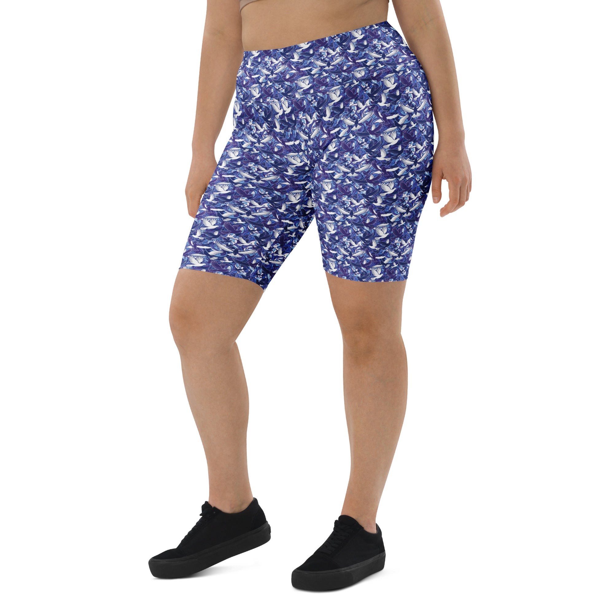 Dove in Flight Bike Shorts | GearBunch