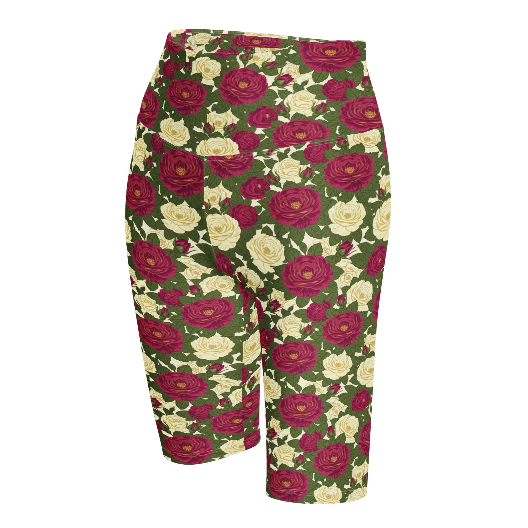 Taurus Rose Botanical Bike Shorts | GearBunch