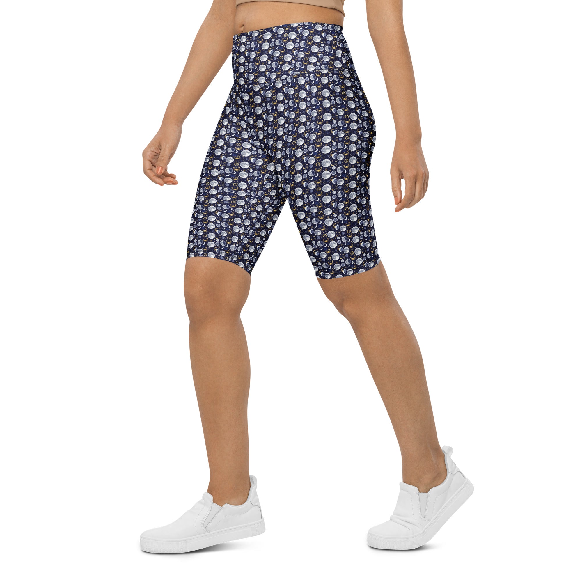 Cancer Moon Phases Bike Shorts | GearBunch