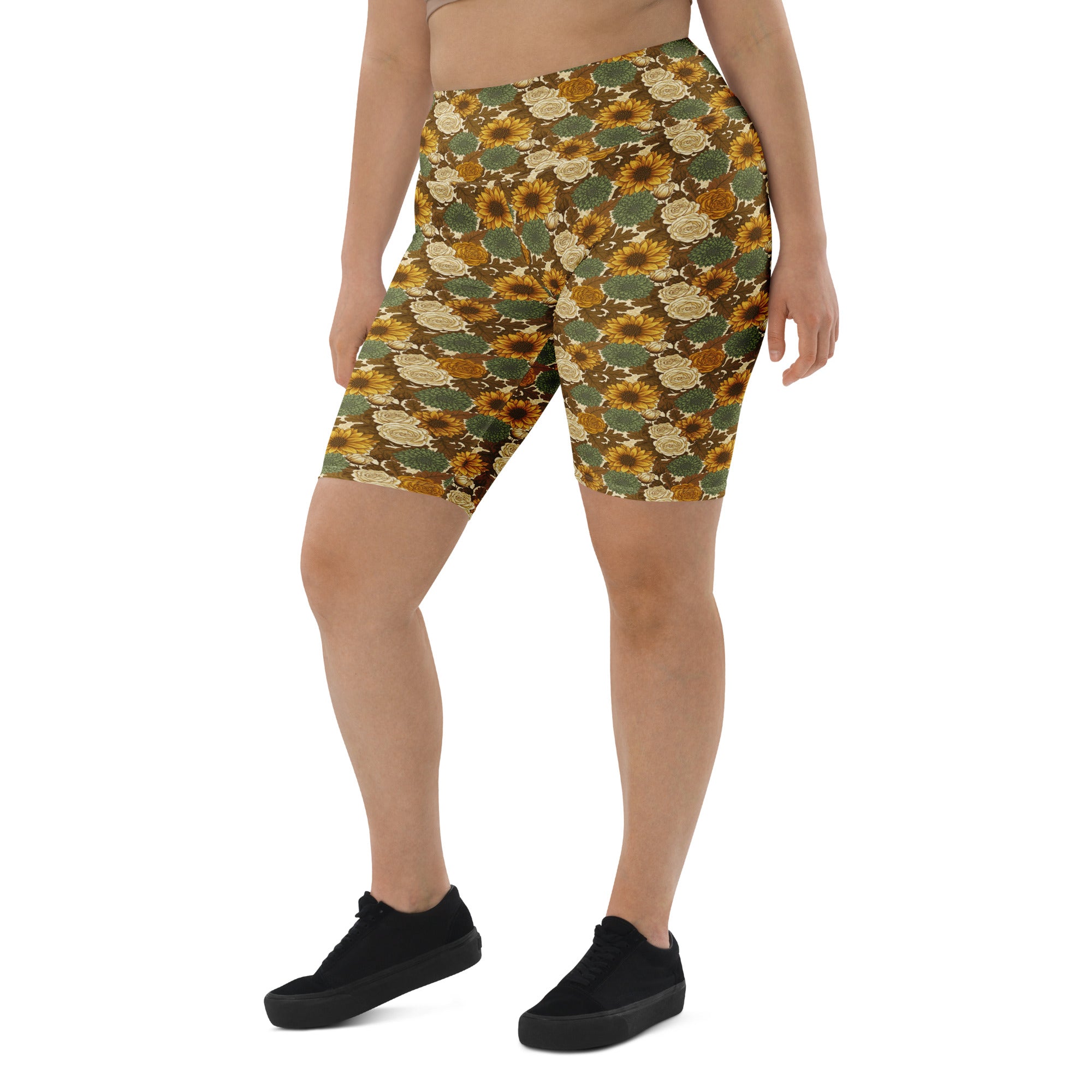 Virgo Harvest Botanical Bike Shorts | GearBunch
