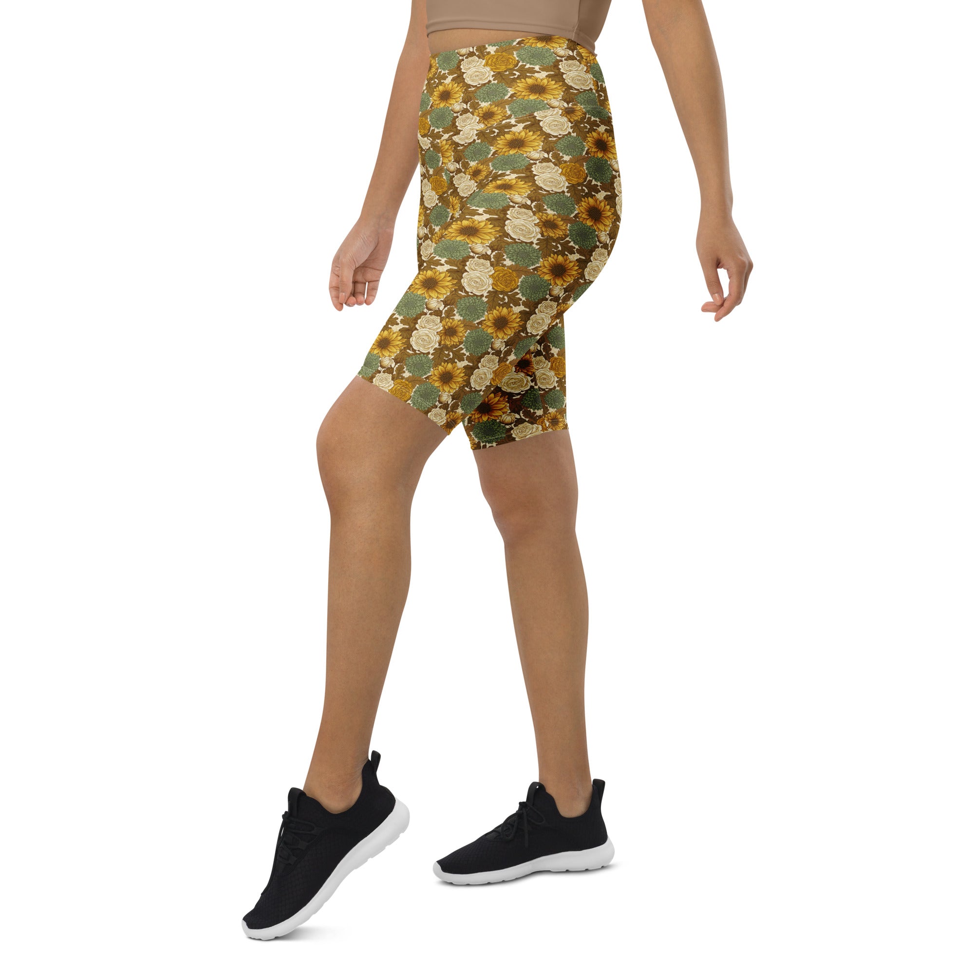 Virgo Harvest Botanical Bike Shorts | GearBunch