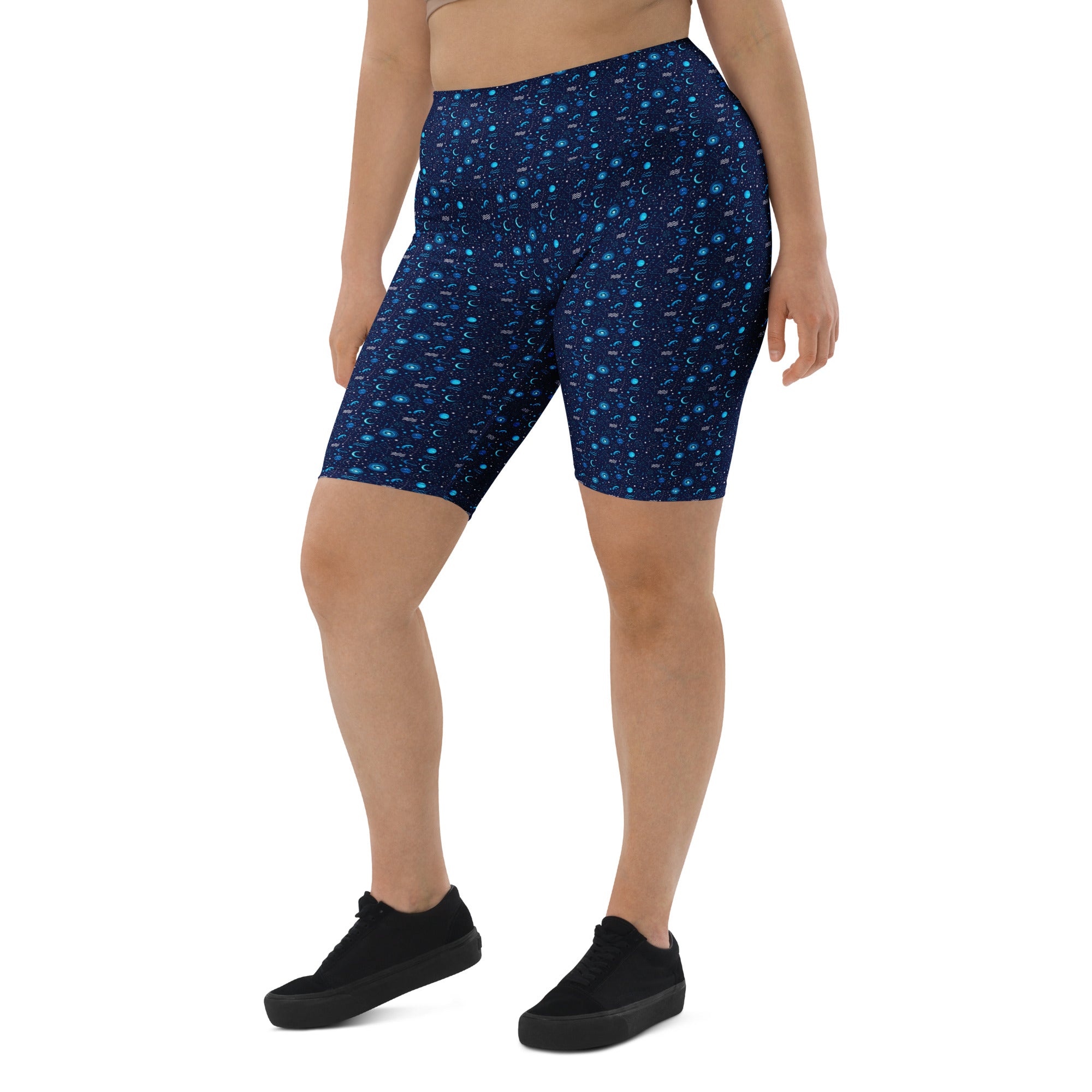 Aquarius Celestial Bike Shorts | GearBunch