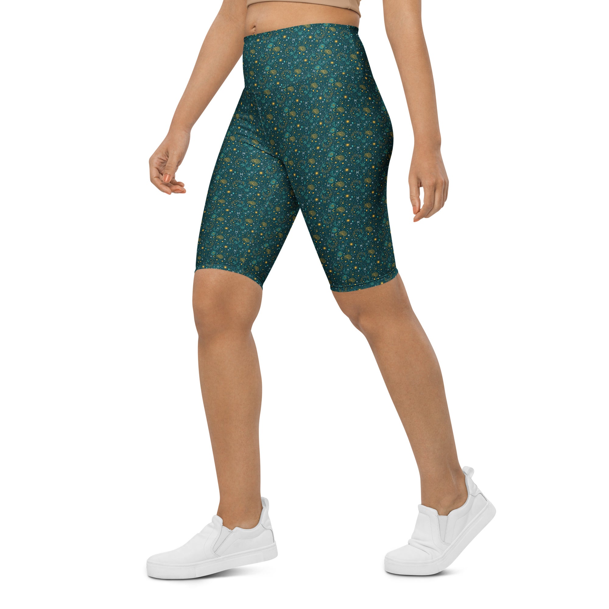 Pisces Celestial Bike Shorts | GearBunch