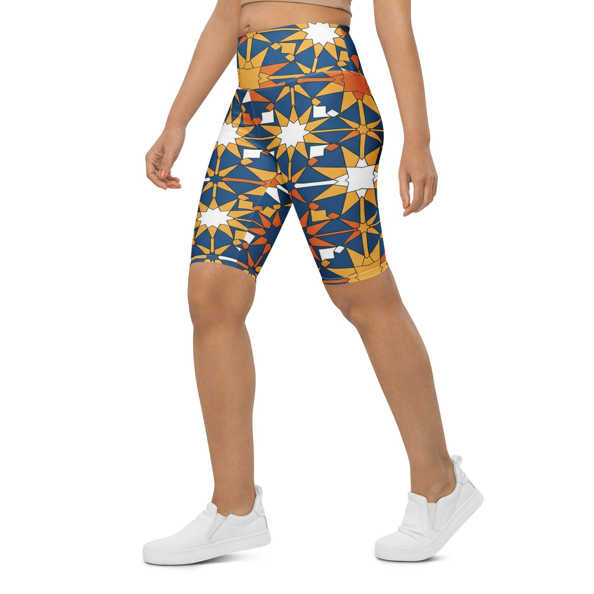 Zellige Ocean Sunset Bike Shorts | GearBunch