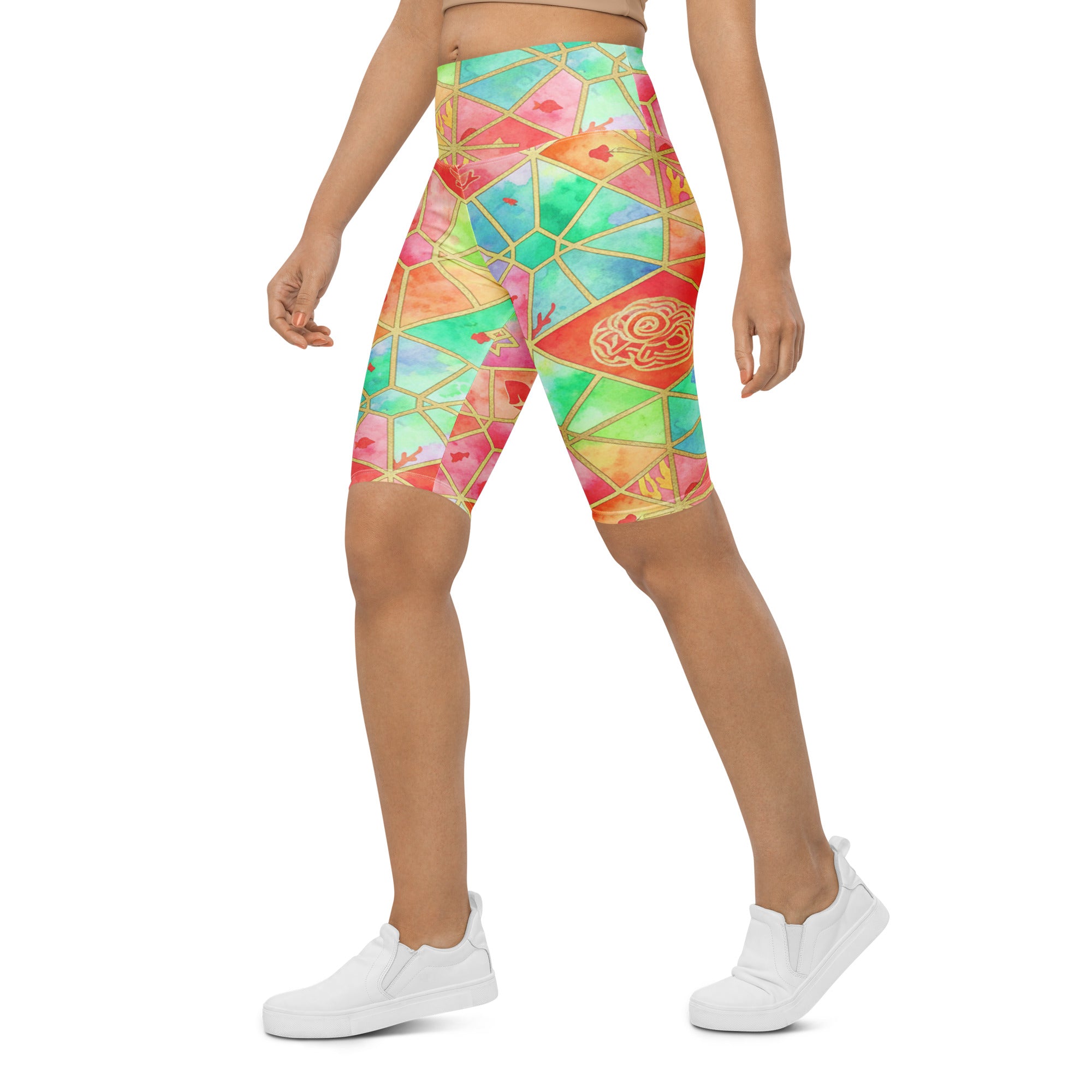 Coral Reef Bike Shorts | GearBunch