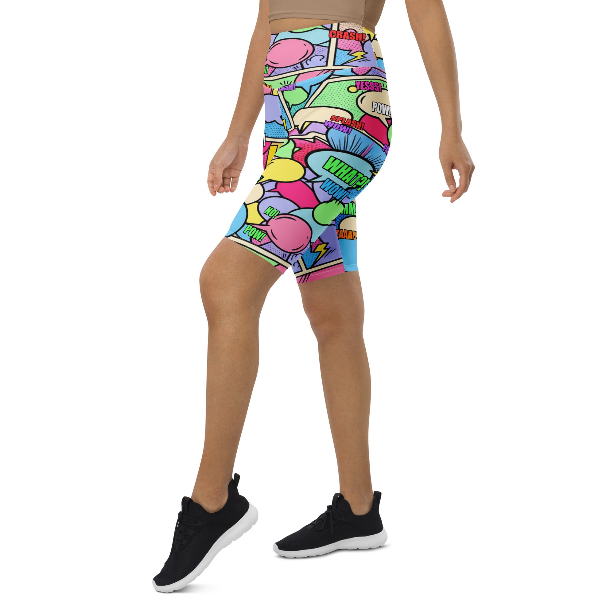 Comic Pop Candy Pastel Bike Shorts | GearBunch