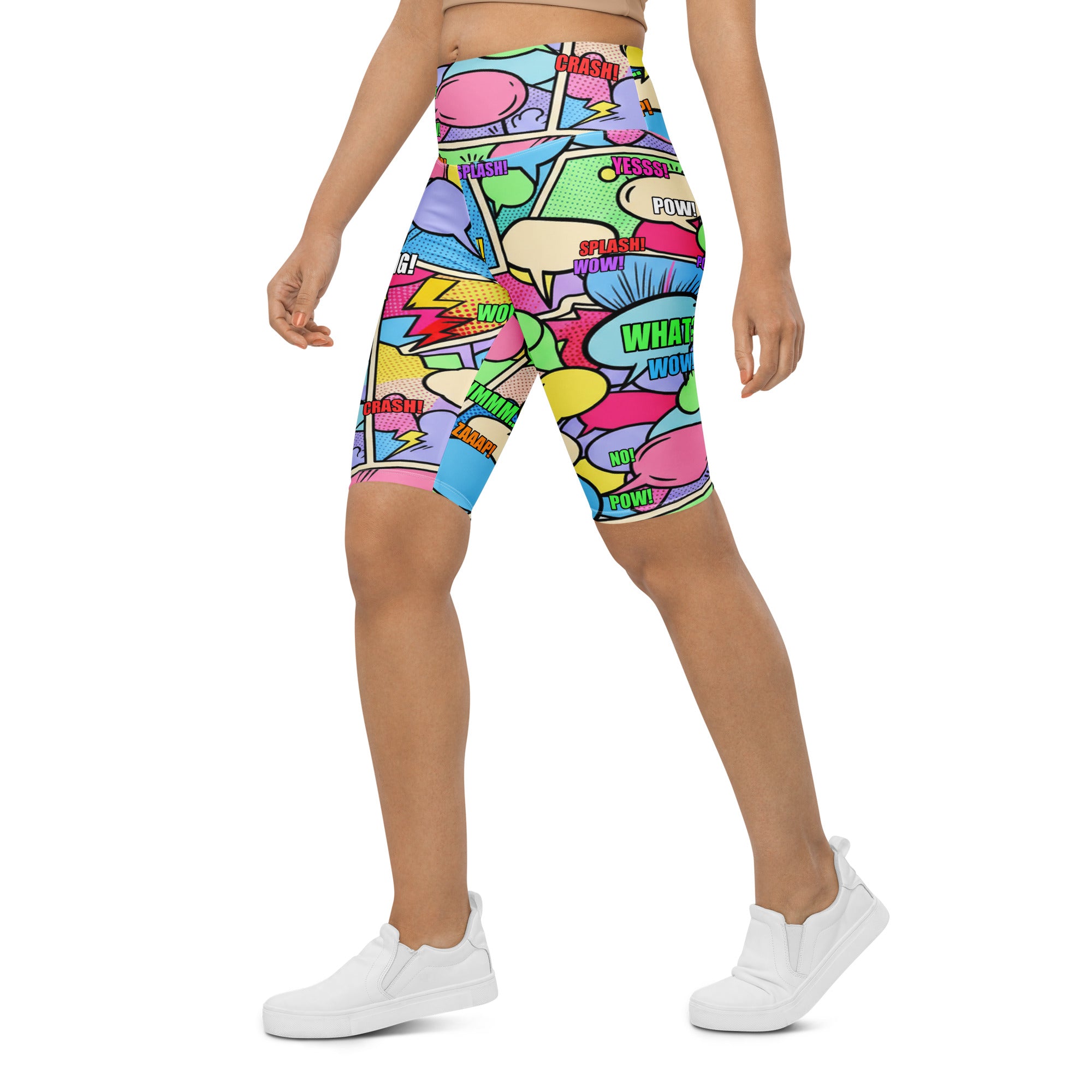 Comic Pop Candy Pastel Bike Shorts | GearBunch