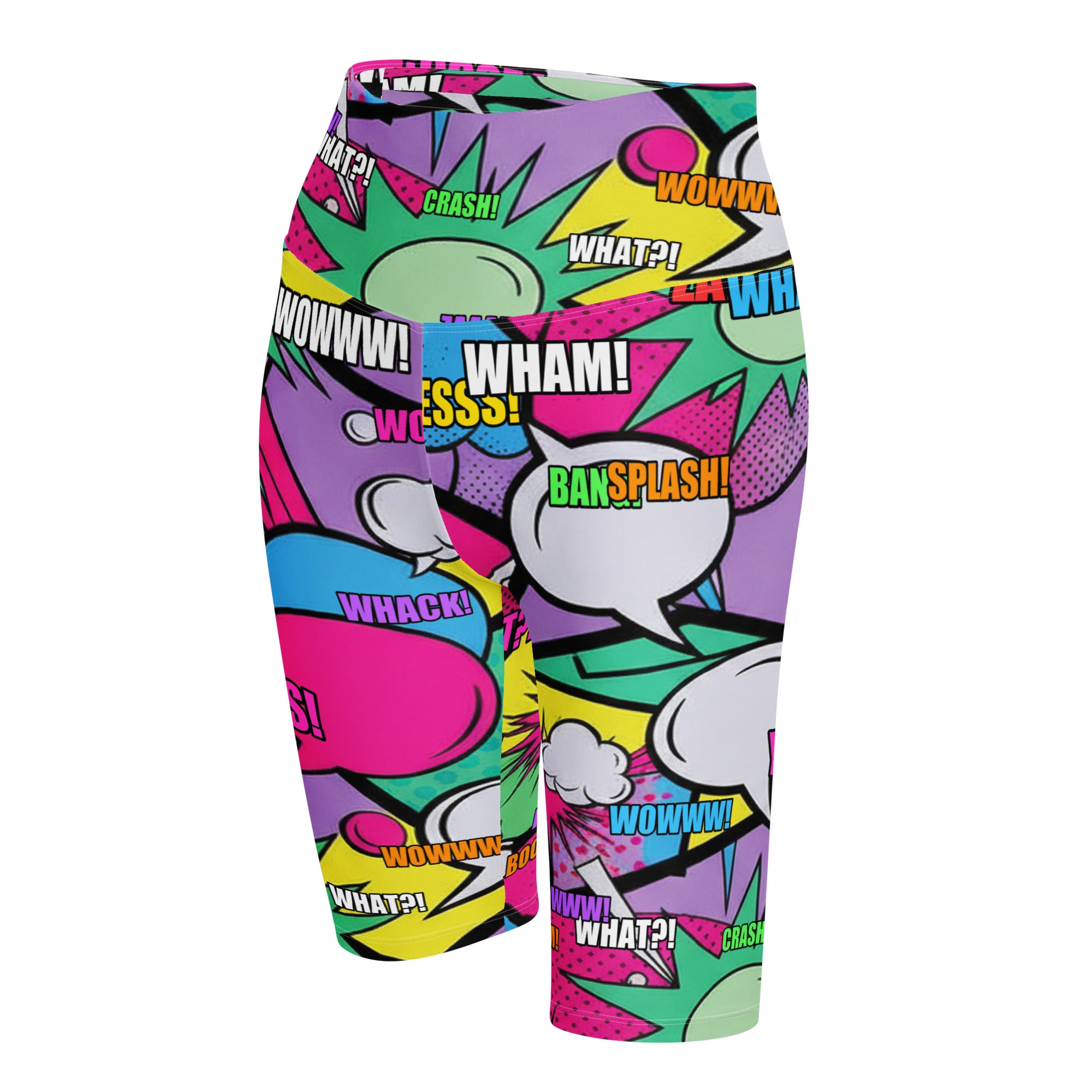 Comic Strip Pop Candy Bike Shorts | GearBunch