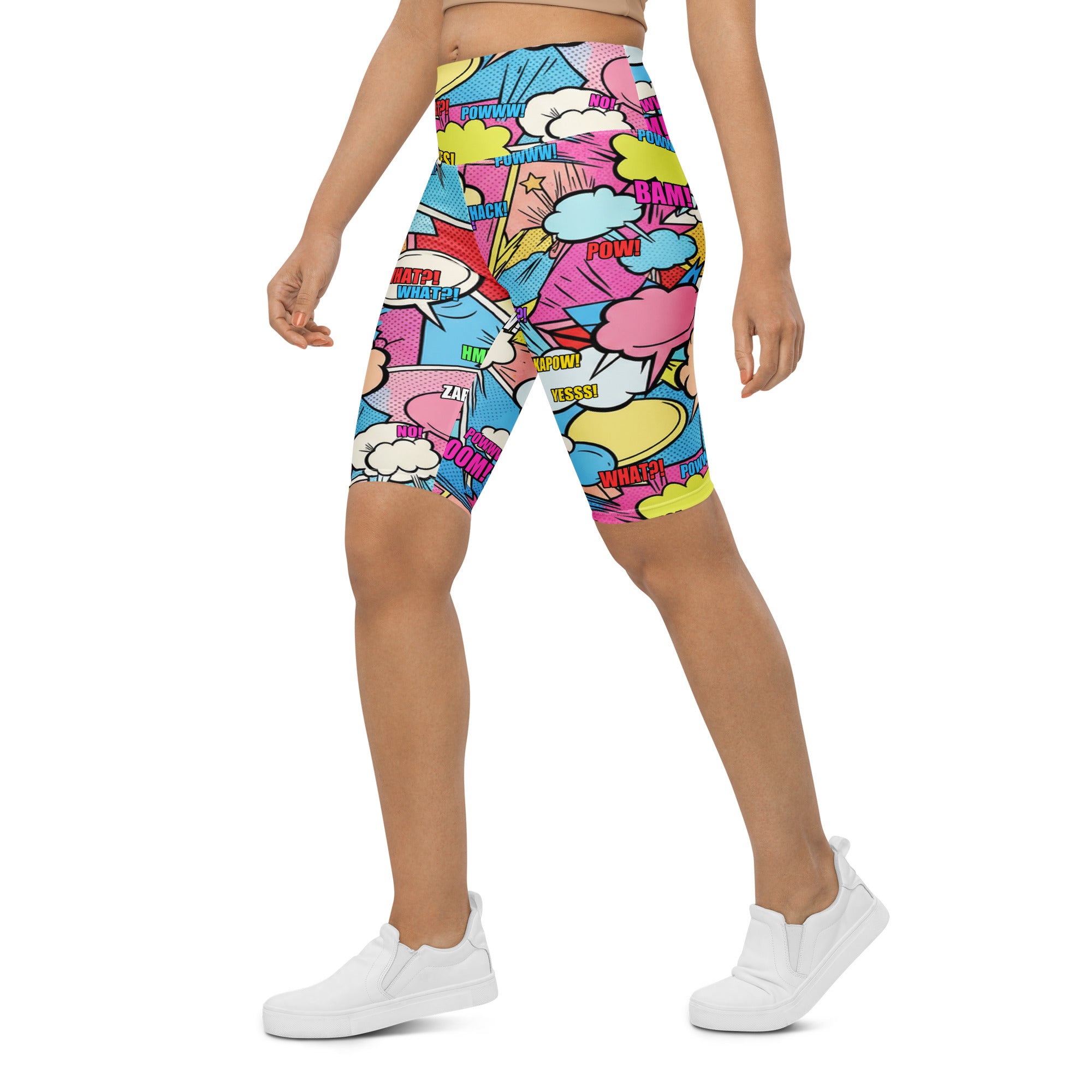 Comic Strip Kawaii Cute Bike Shorts | GearBunch