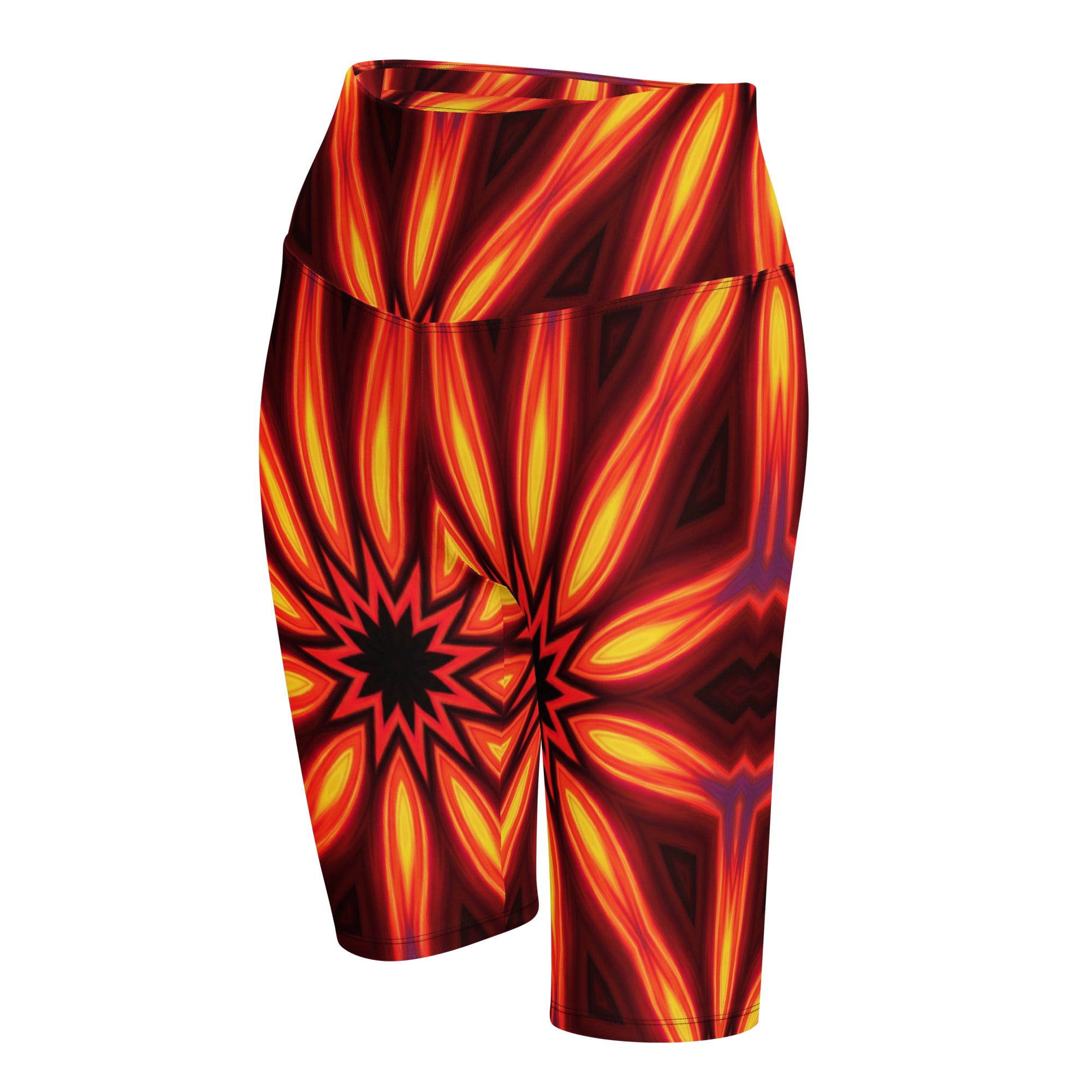 Psychedelic Infrared Bike Shorts | GearBunch