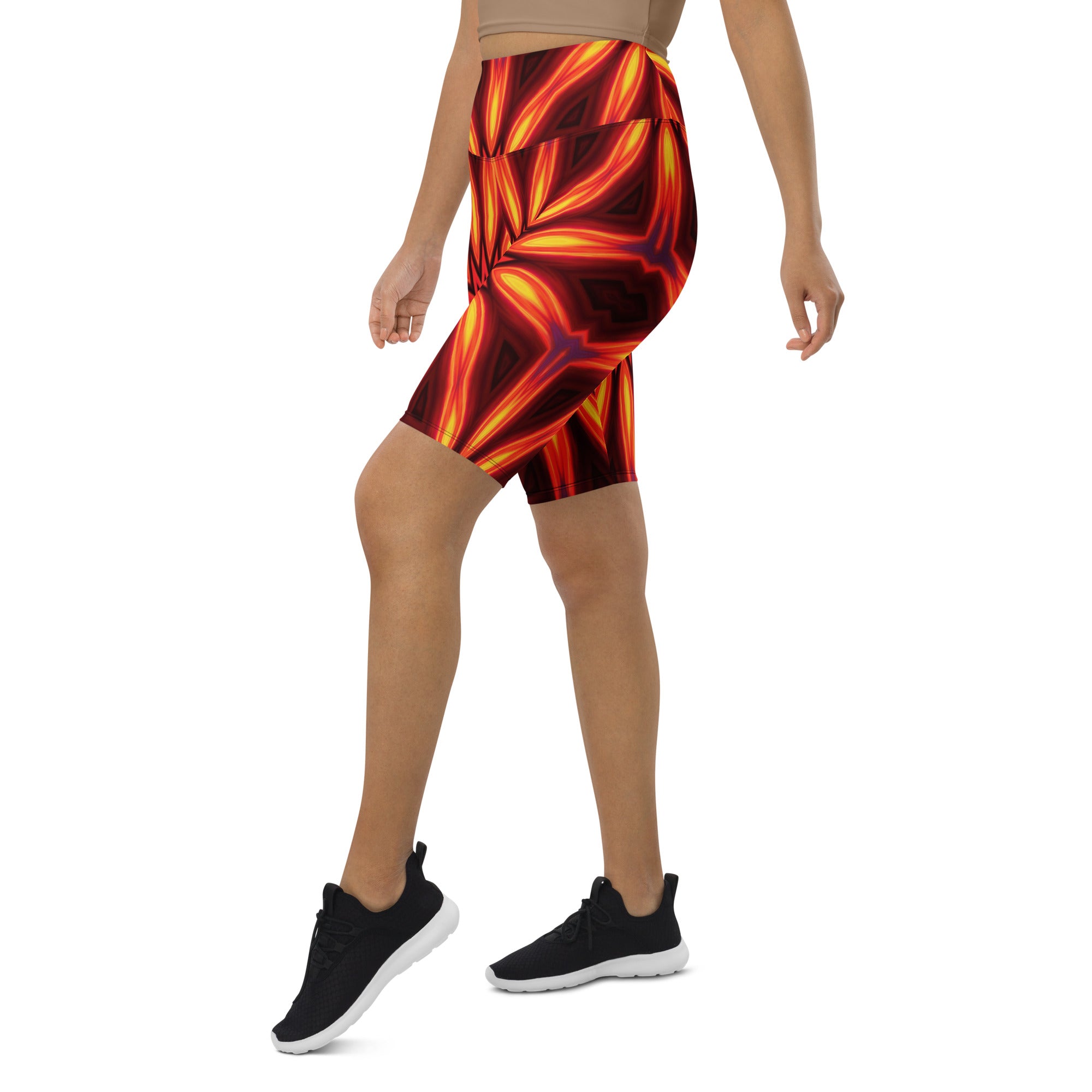 Psychedelic Infrared Bike Shorts | GearBunch