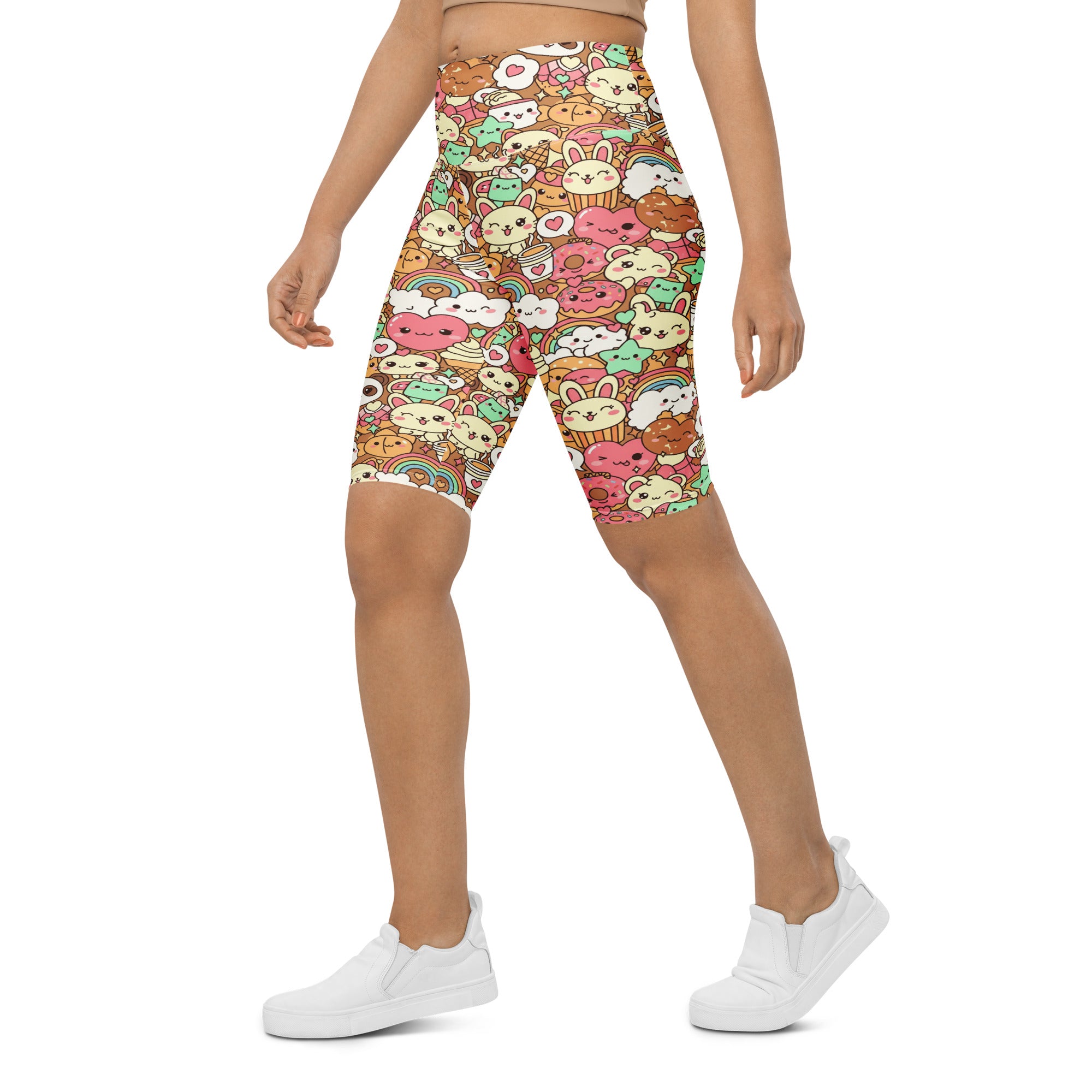 Kawaii Coffee Break Bike Shorts | GearBunch