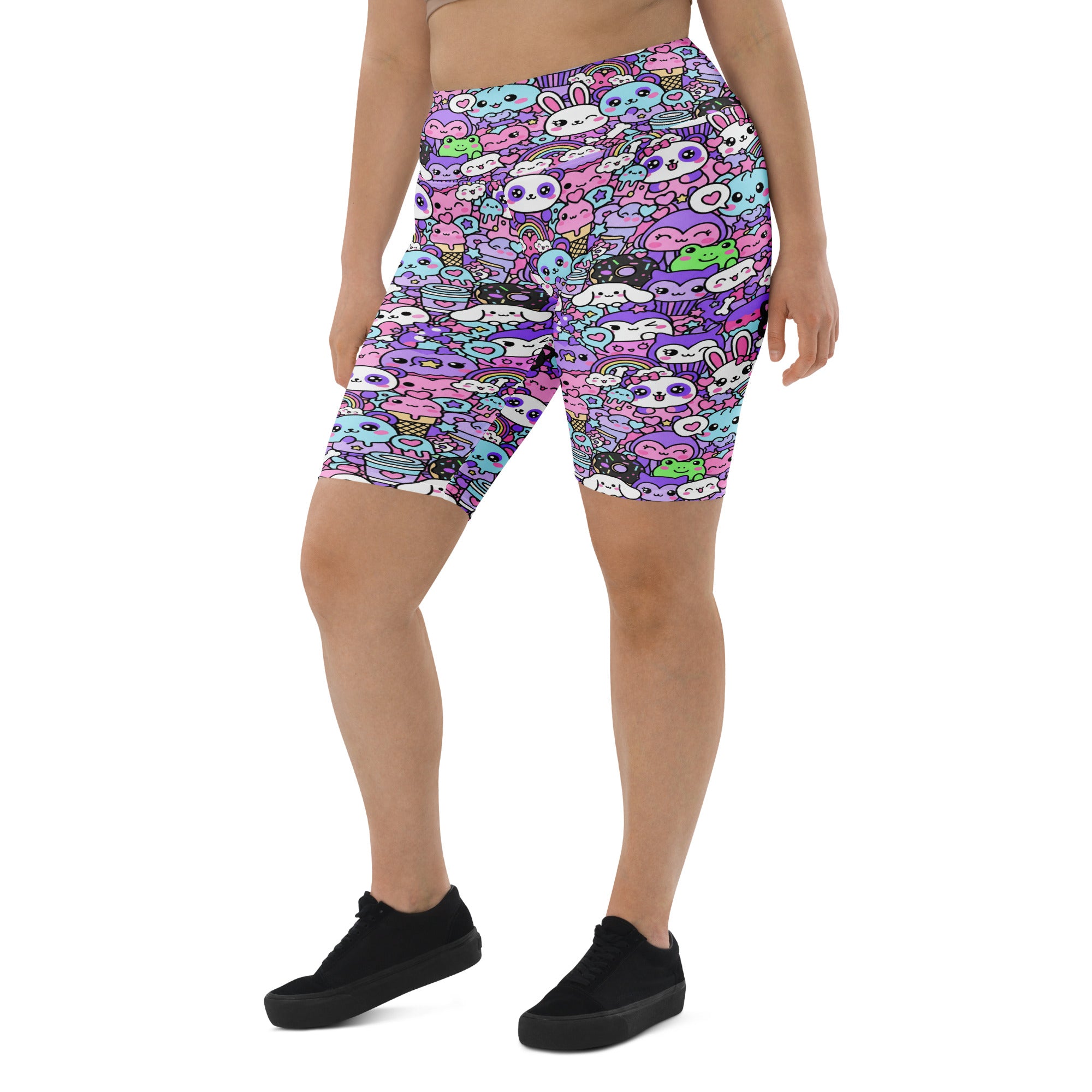 Kawaii Pastel Goth Bike Shorts | GearBunch